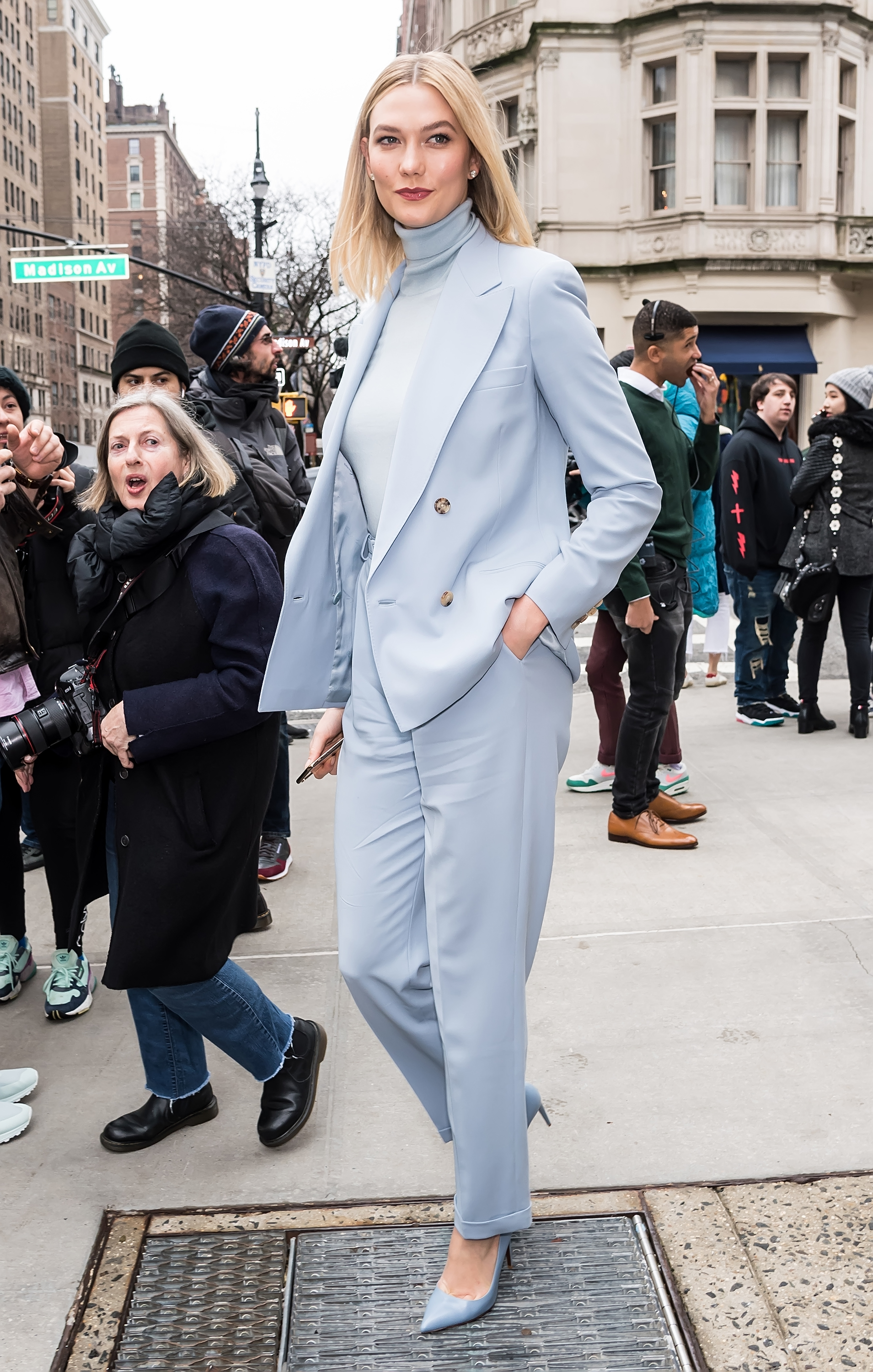 Celebrity Sightings In New York City - February 07, 2019 - Grazia