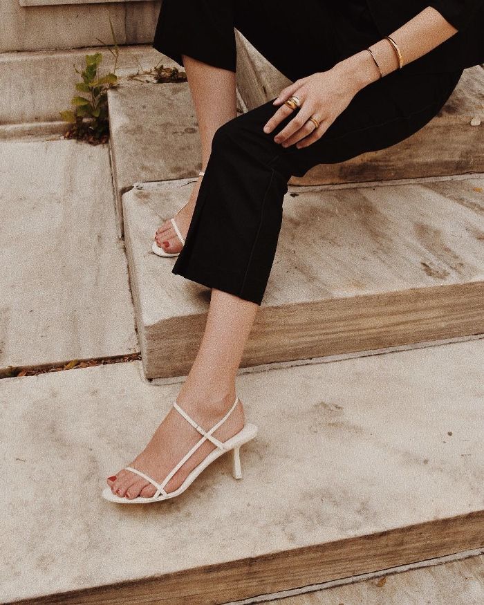 the row bare leather sandals