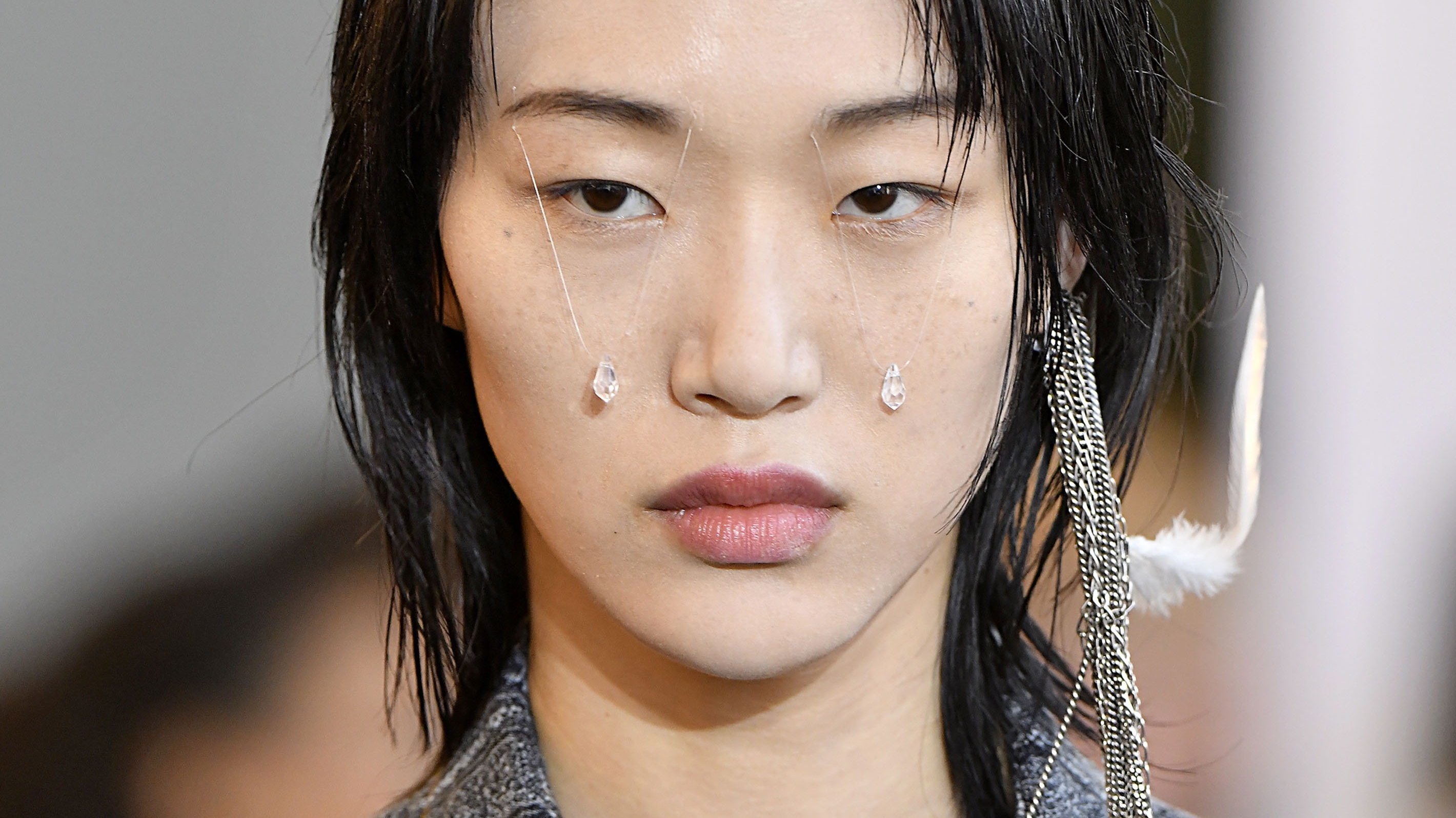 Crystal Tears and Glitter Dust An Acne Studios Makeup Fantasy Grazia