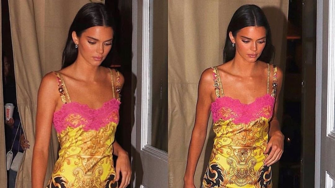 Kendall Jenner's Throwback Versace Moment In NYC - Grazia