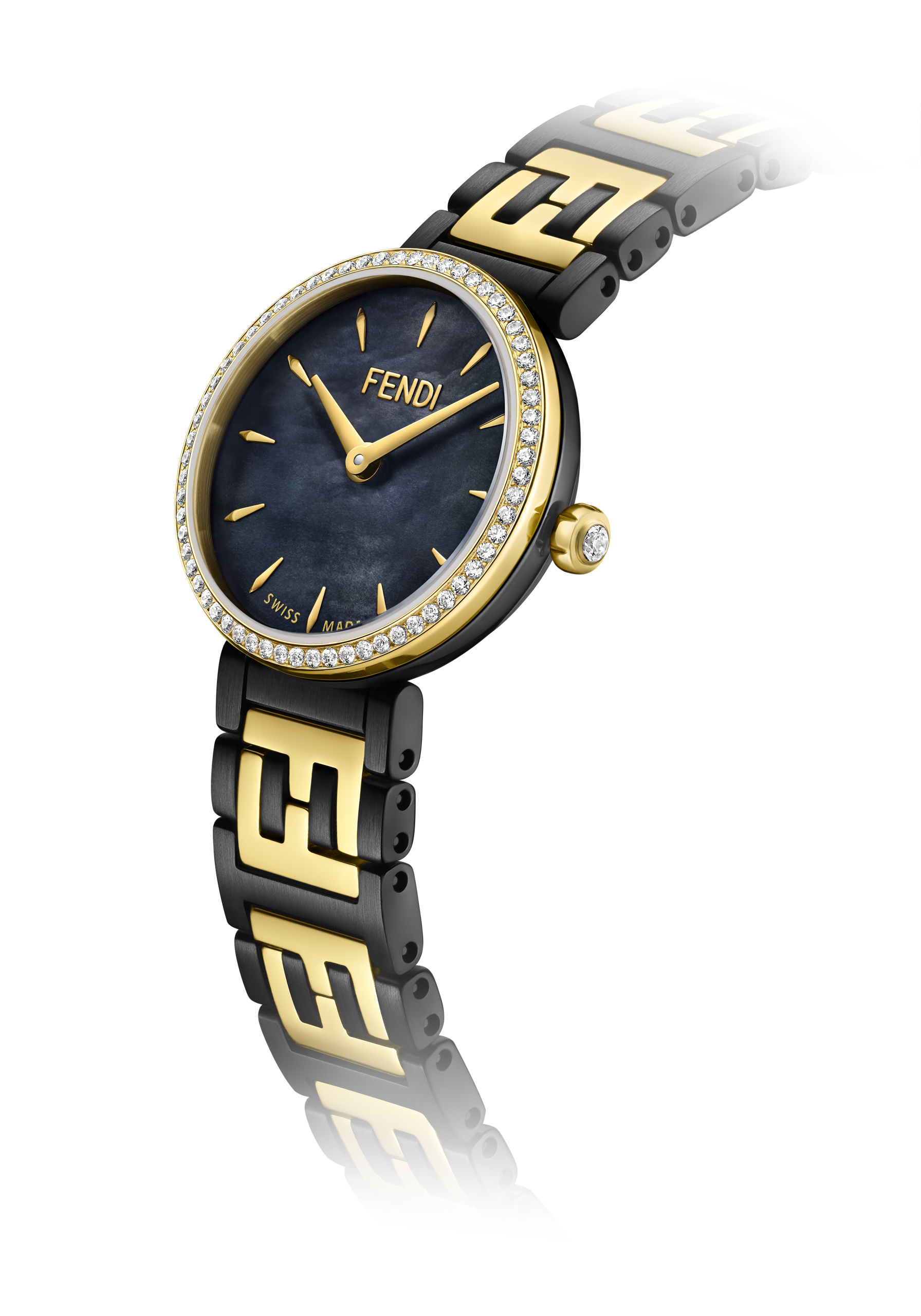 02_Fendi Timepieces_Forever Fendi watch_Diamonds Bezel & Dial - Grazia