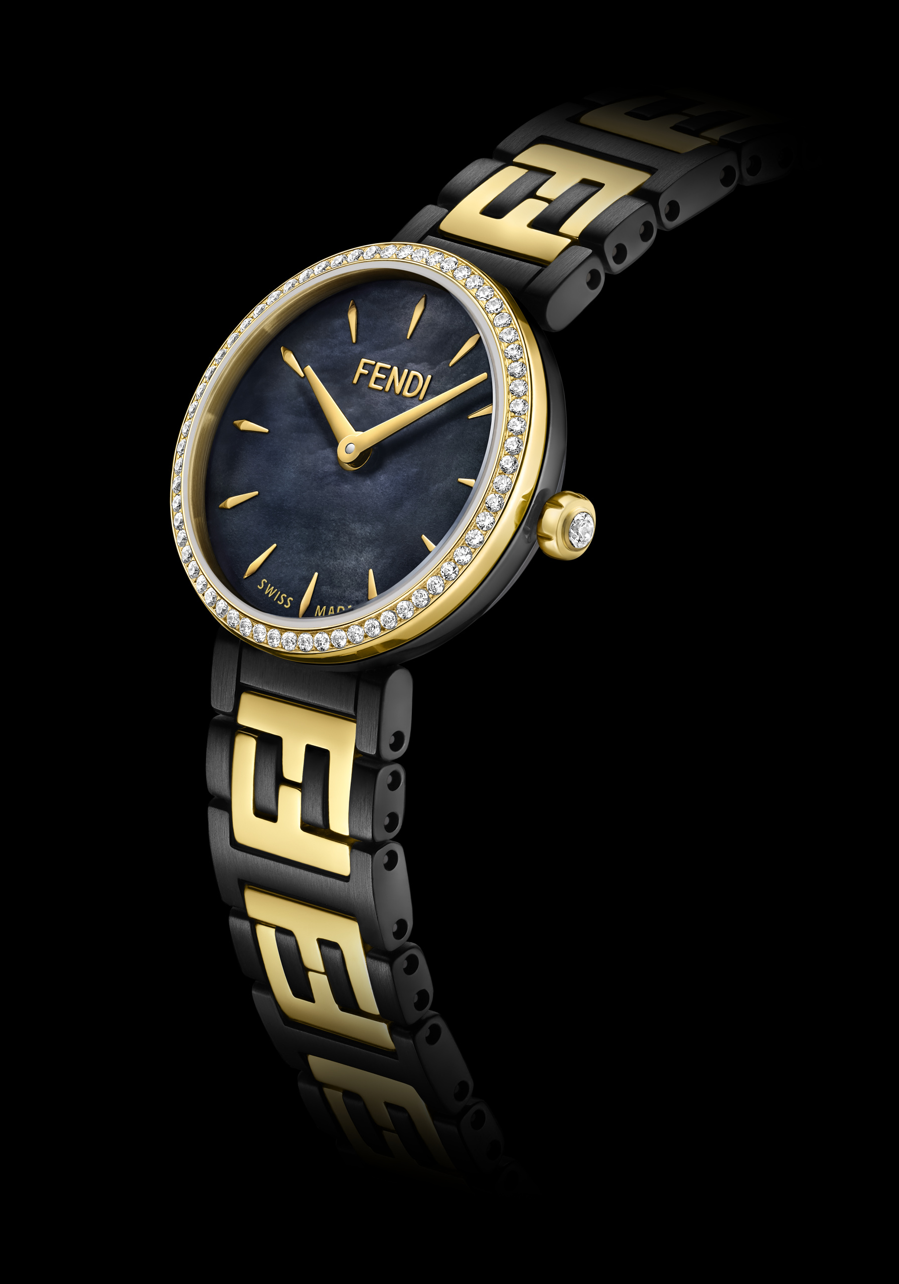 03_Fendi Timepieces_Forever Fendi watch_Diamonds Bezel & Dial - Grazia