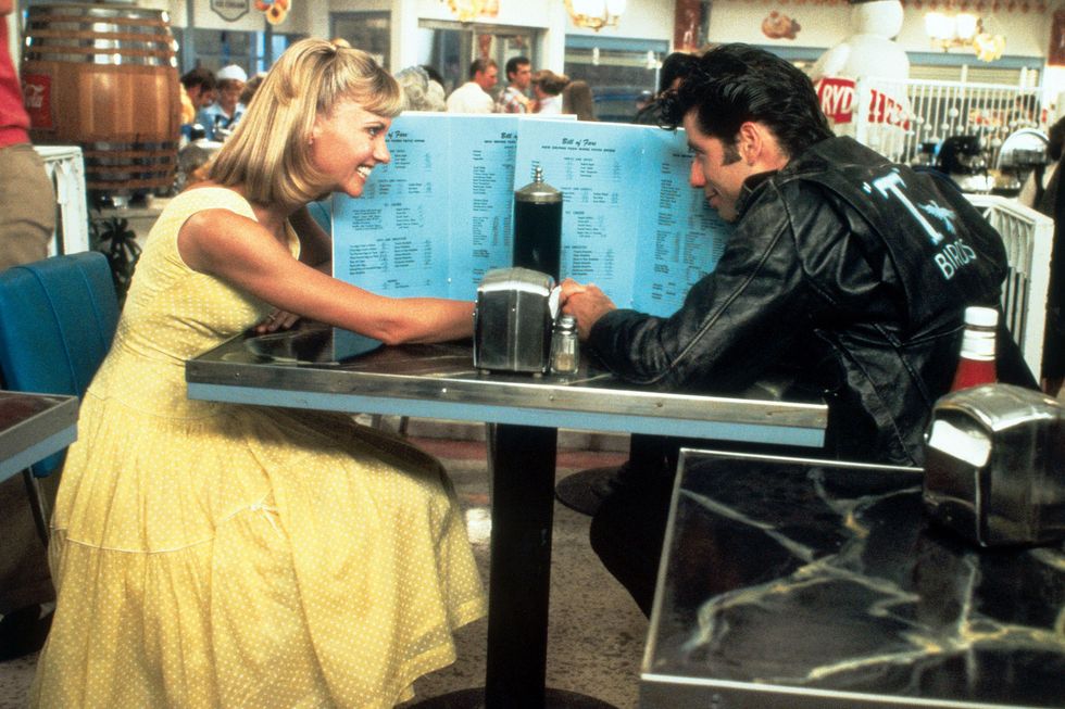 olivia newton john in grease outfit