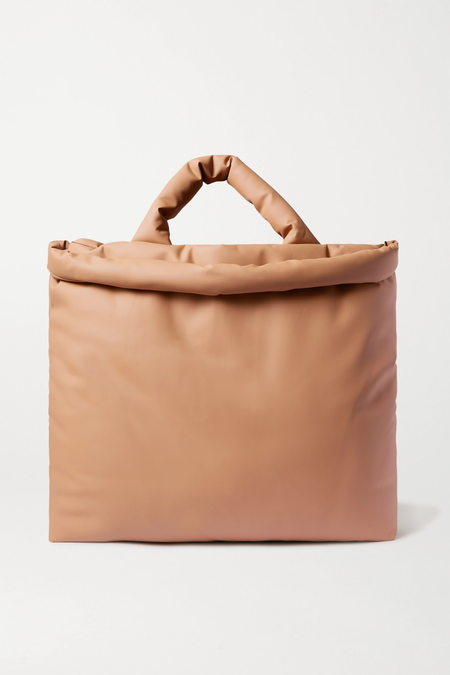 Shop LOEWE Small Horseshoe Colorblock Leather Saddle Bag
