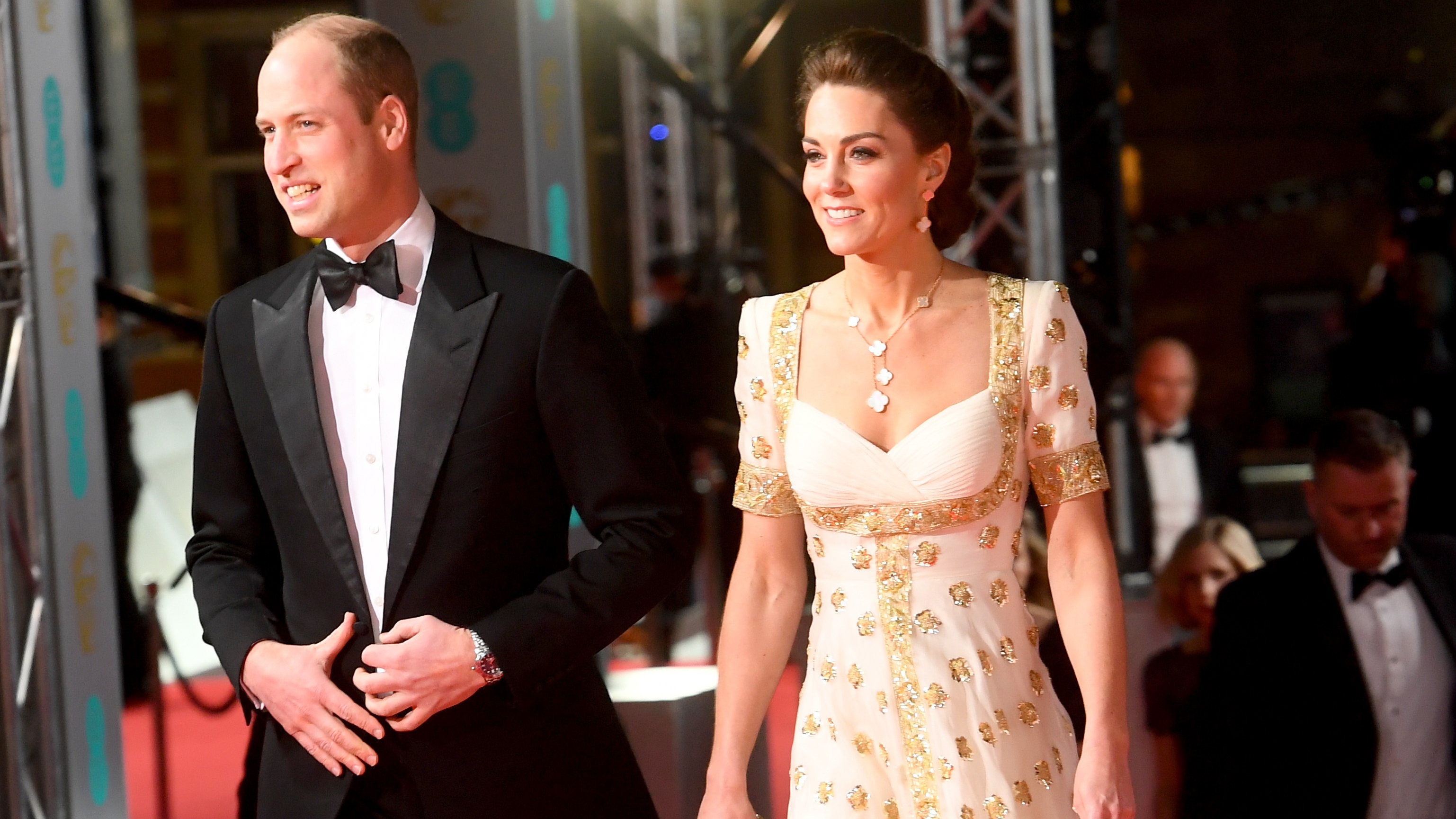 Kate Middleton Stuns On BAFTAs 2020 Red Carpet With Prince William