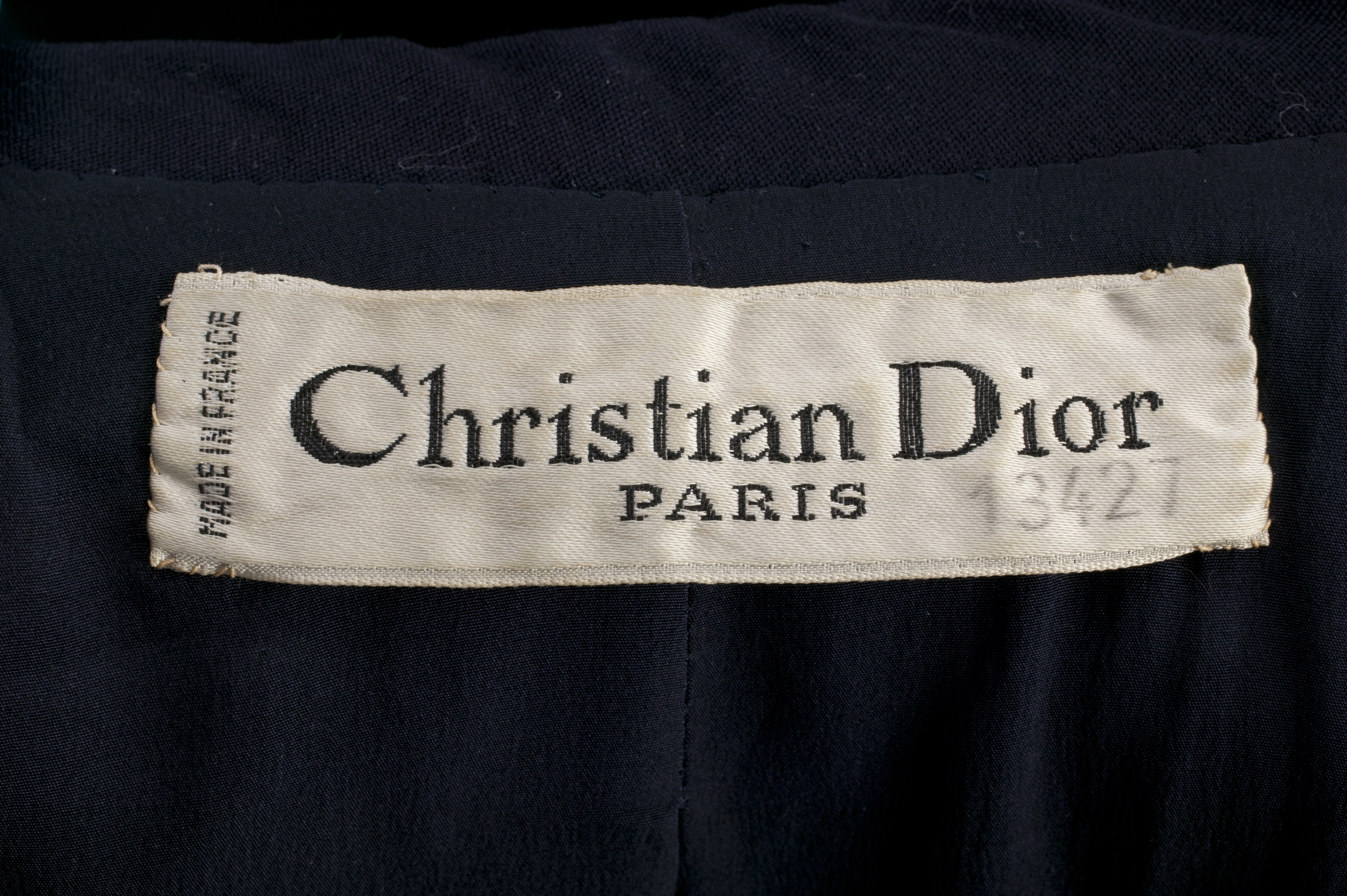 christian dior label