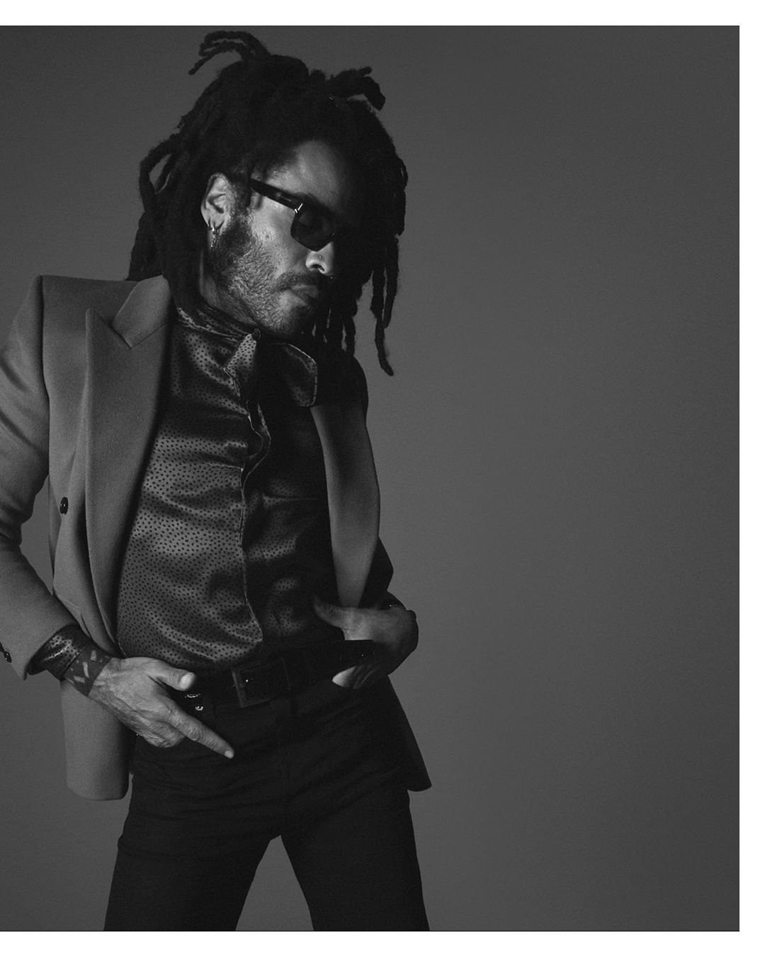 Lenny Kravitz for YSL Fall Winter 20 photographed by David Sims