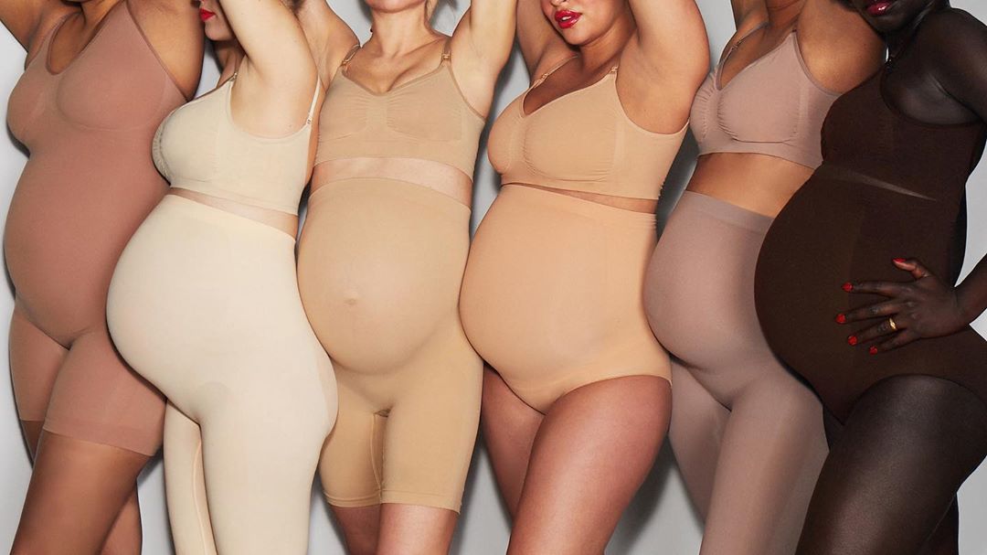 Kim Kardashian is criticized after introducing a Skims maternity