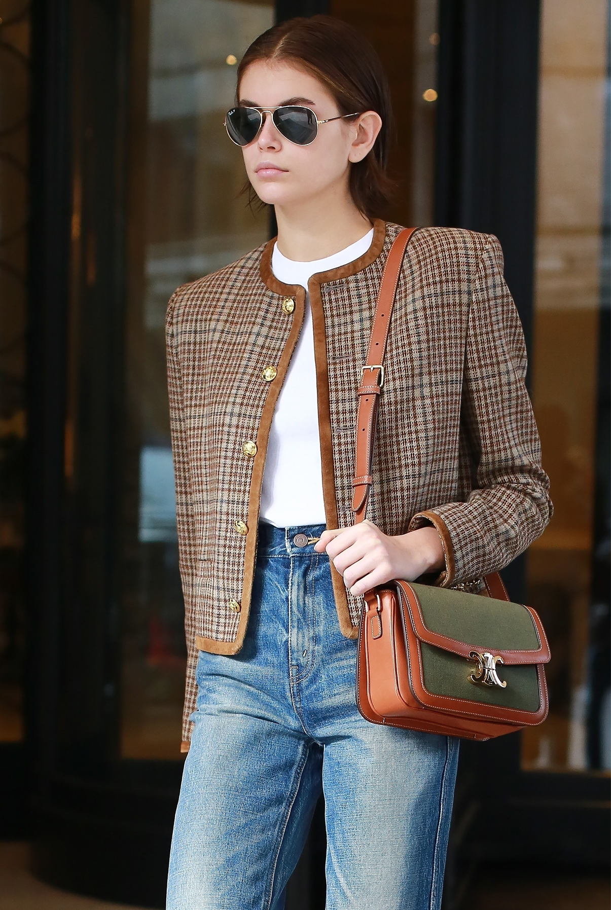 Kaia Gerber Takes Her Favourite Celine Bag Out For A Spin