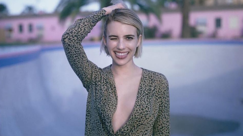 Emma Roberts Shows Off Her Baby Bump in Style For Cosmo