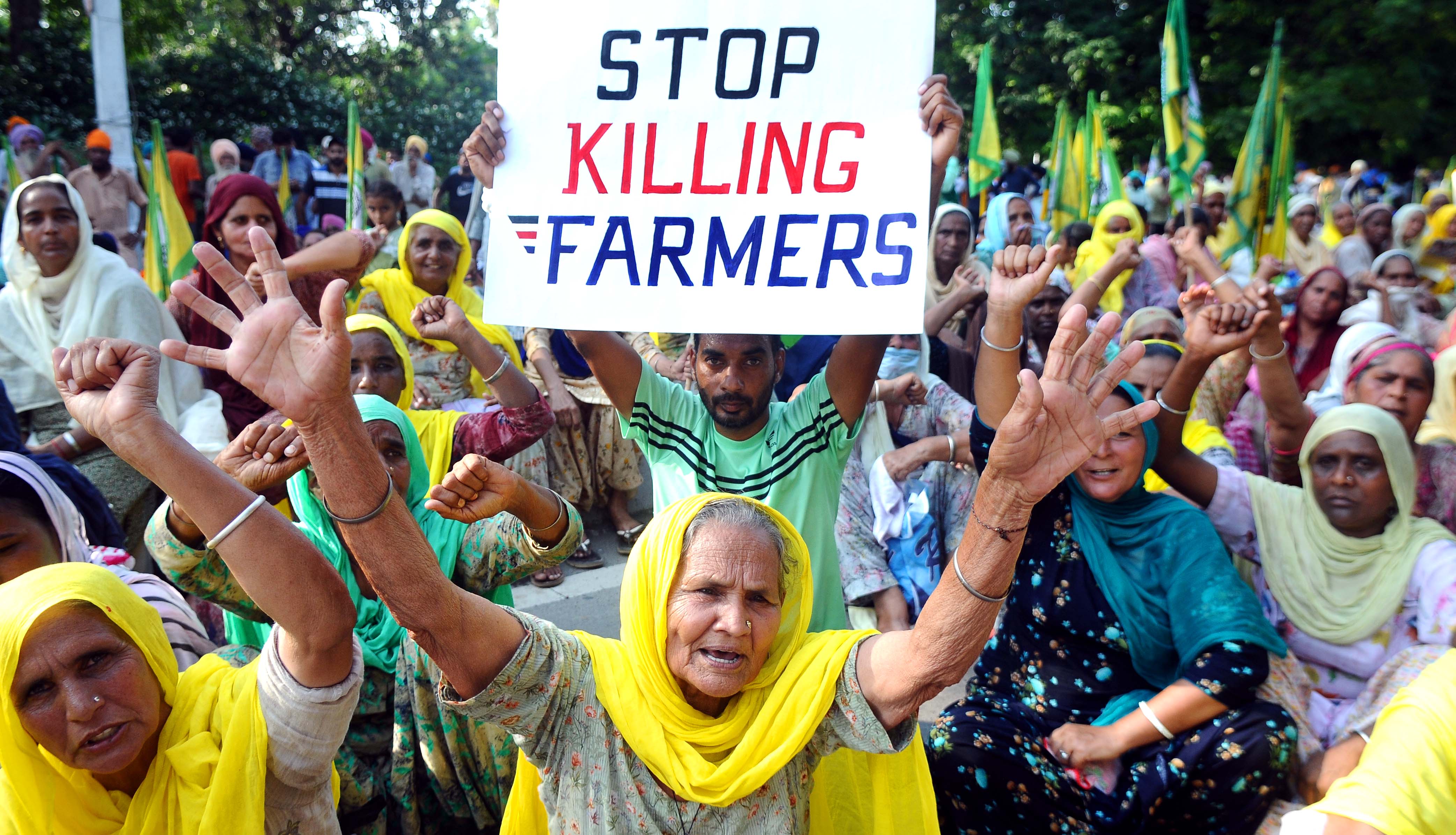 farmer's protest
