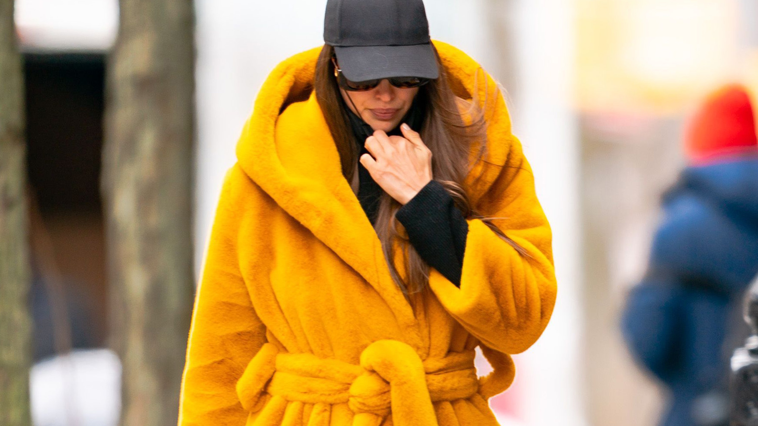 Irina Shayk Wearing Bathrobe-Chic Out In NYC Is A Vibe