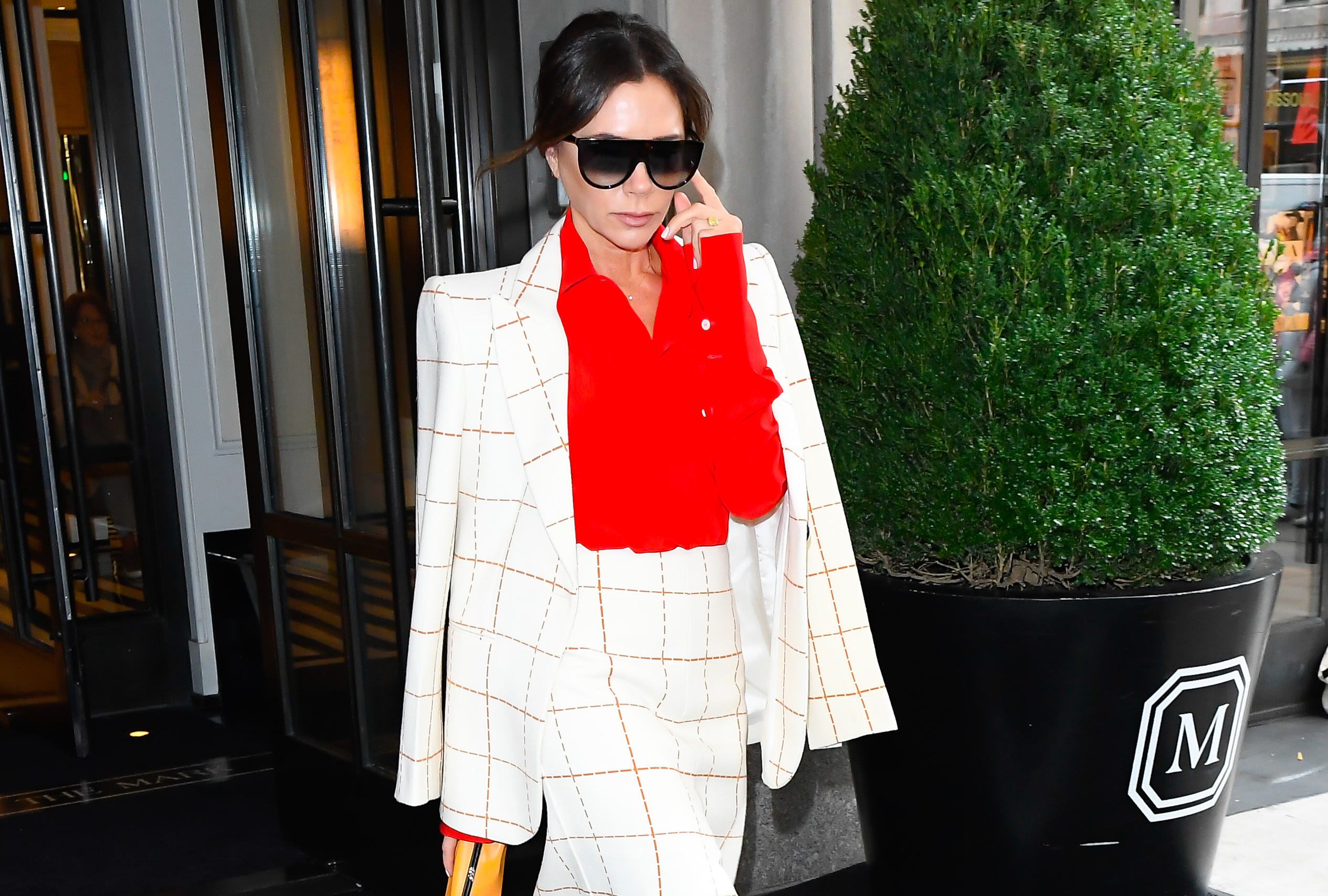 Victoria Beckham Can’t Stop, Won’t Stop Wearing Slip Dresses