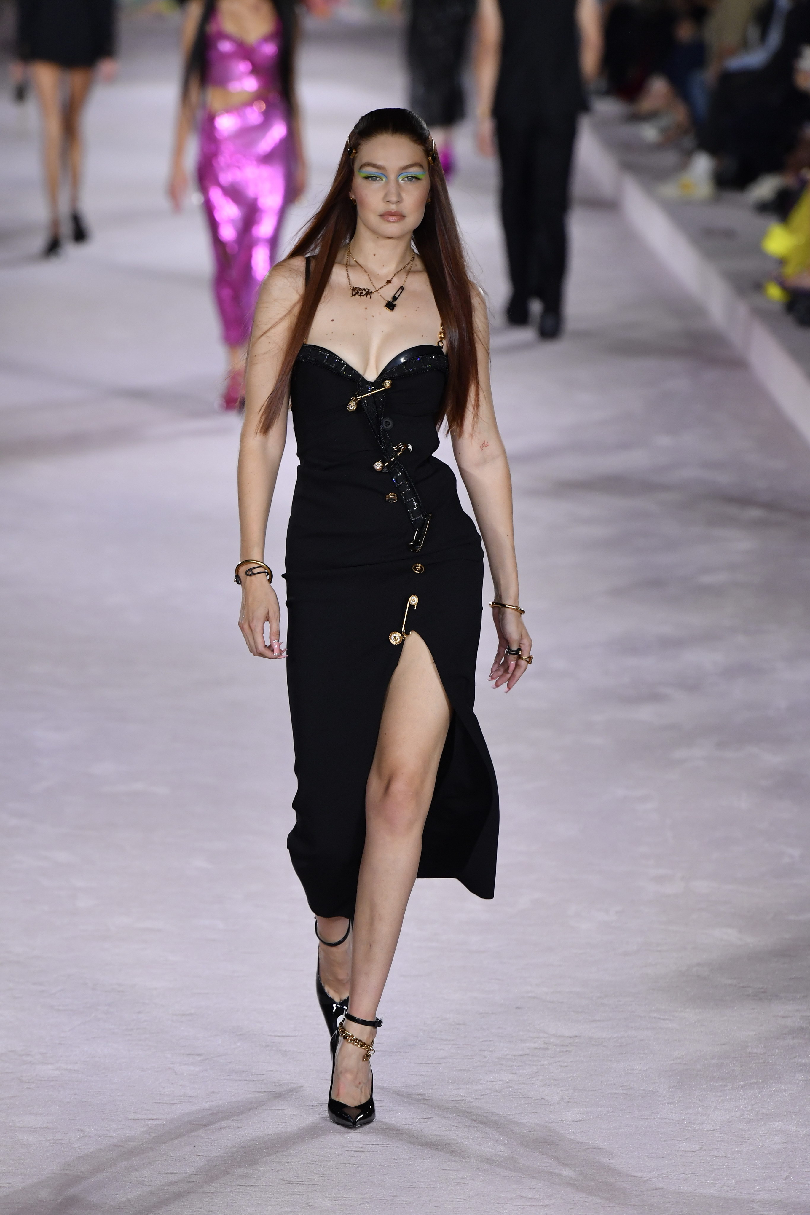 Versace's spring/summer 2022 show at Milan Fashion Week - in pictures