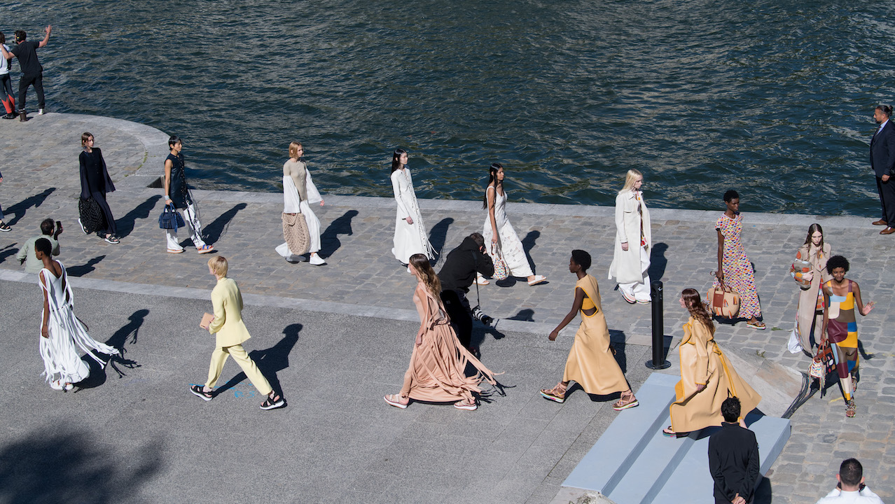 Chloè Takes The Fashion Crowd Seine-Side For Spring/Summer 2022