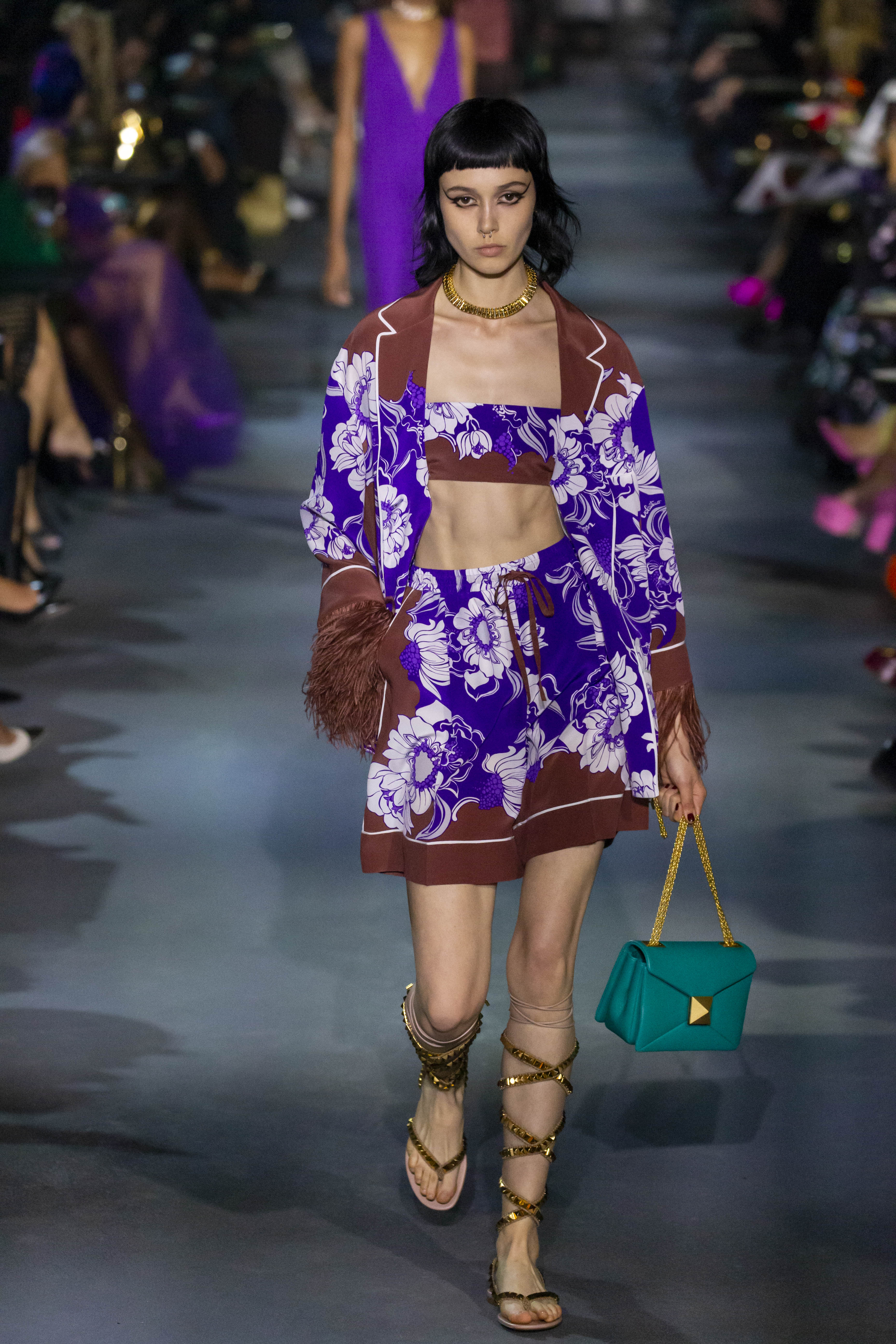 Valentino Gives Purple Reign For Spring Summer 2022