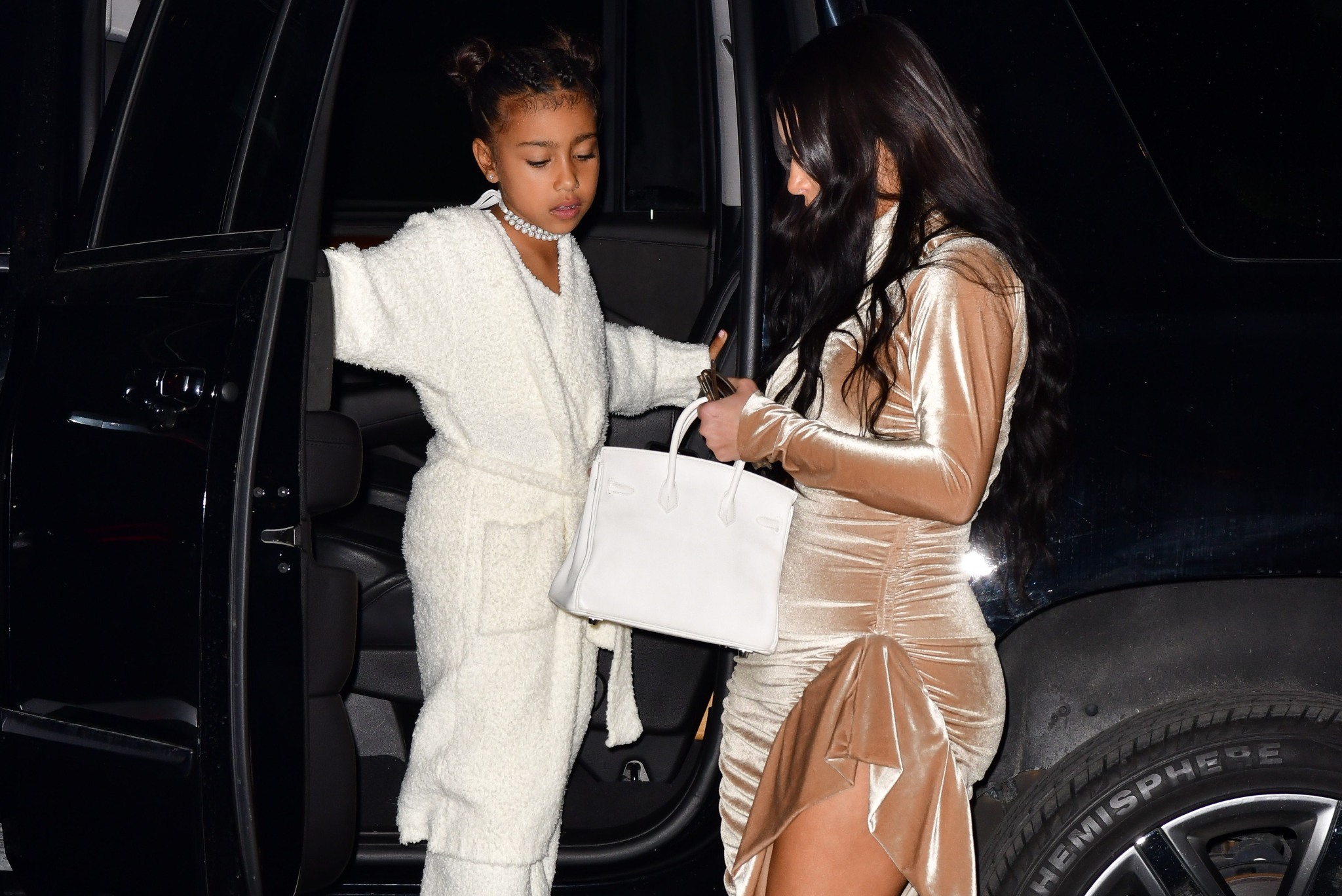 Chicago West Raids Kim Kardashian's Closet For Her Expensive Designer Purse  In Cute New Pic! - Perez Hilton