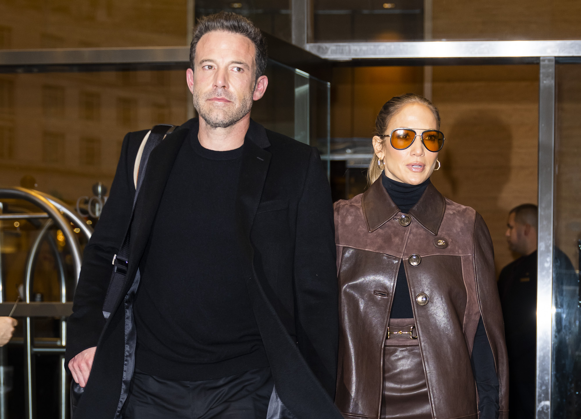 J Lo Wears Double Denim To A Courtside Date Night With Ben Affleck