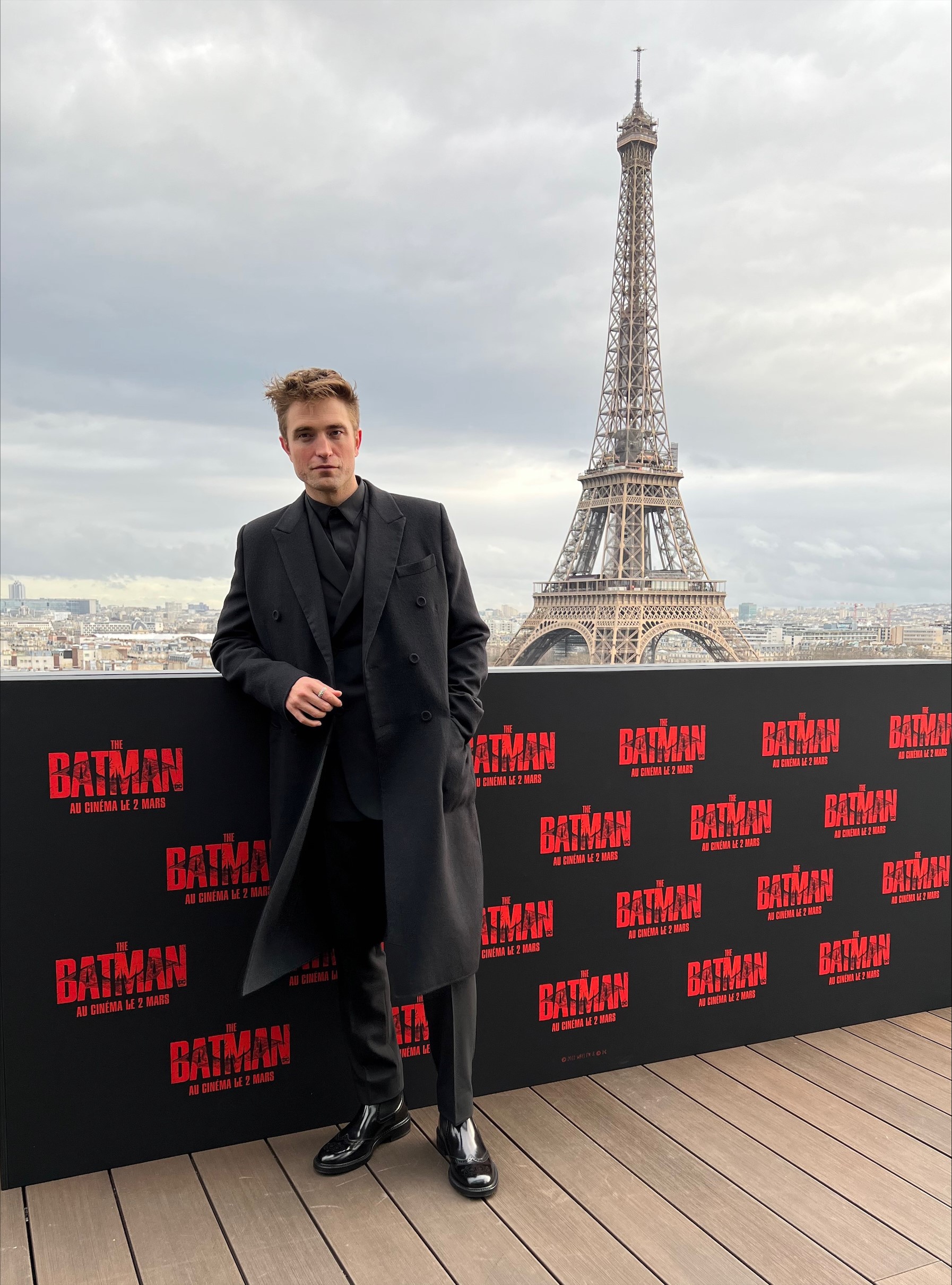 Robert Pattinson Paris Batman Photocall 2022 - Grazia