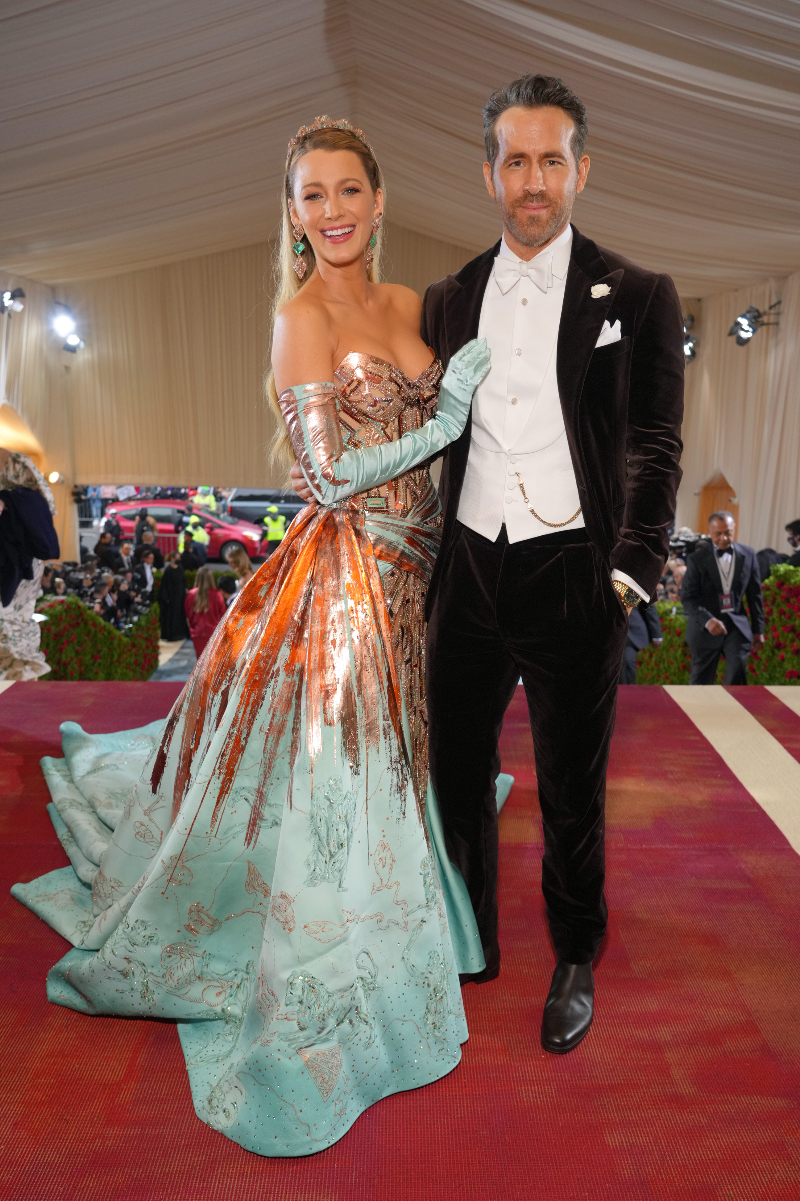 Blake Lively Wearing Atelier Versace at the Met Gala 2022