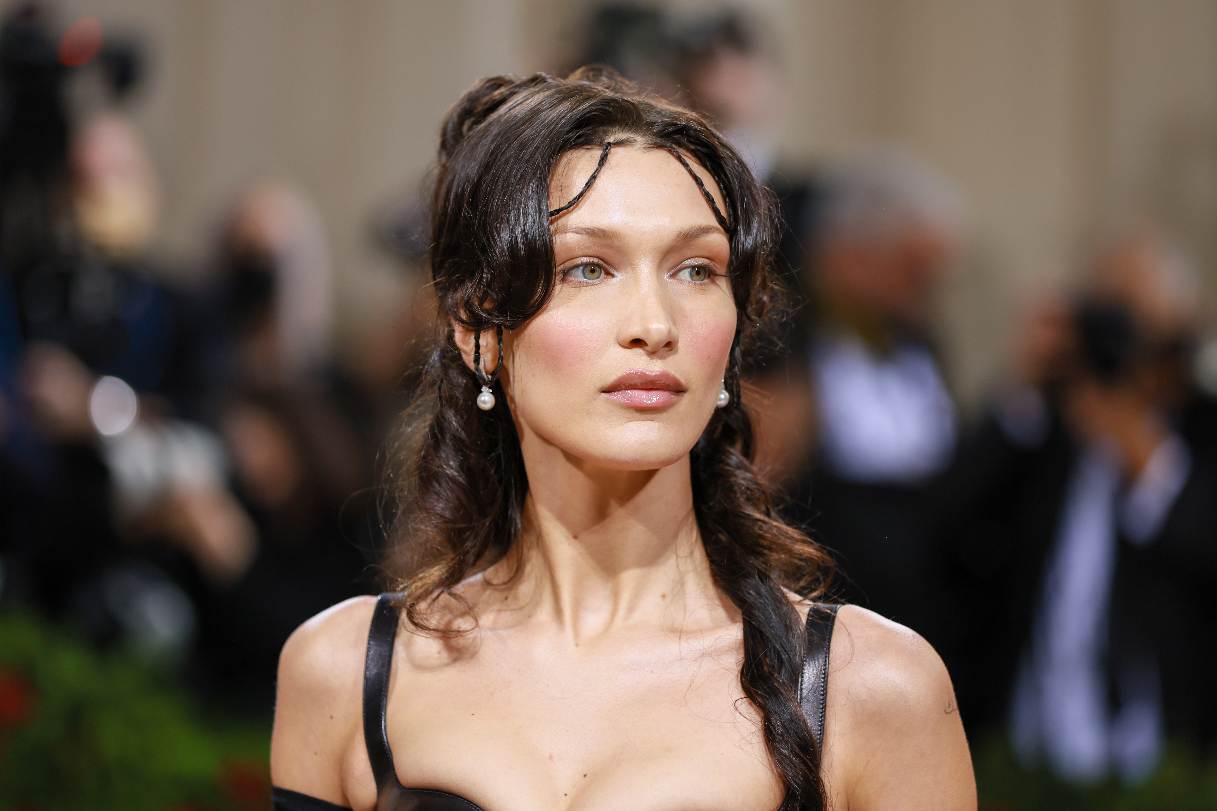 Bella Hadid Does Gothic Glamour At The Met Gala 2022