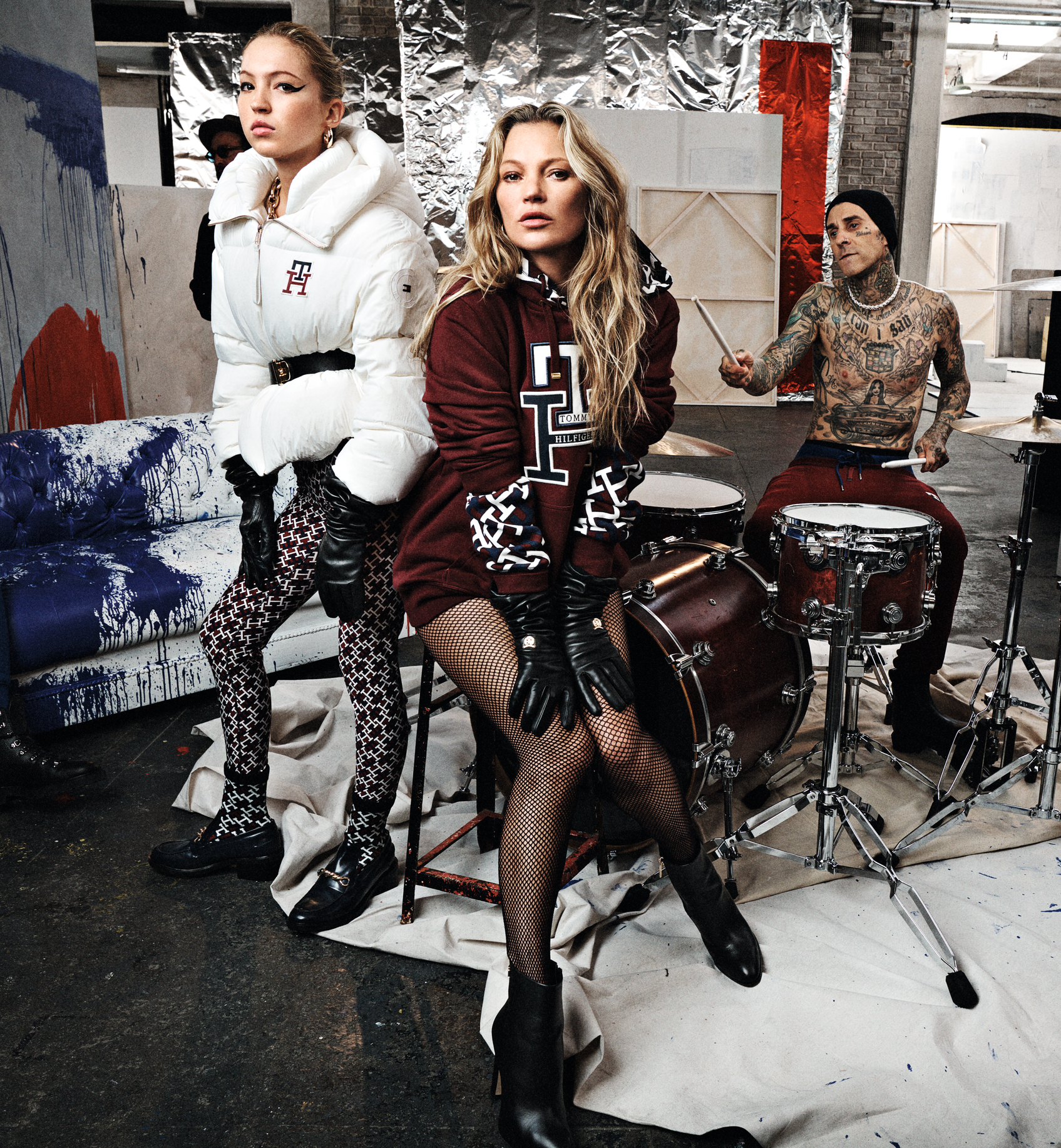 Kate Moss and Moss Star in Tommy New Campaign