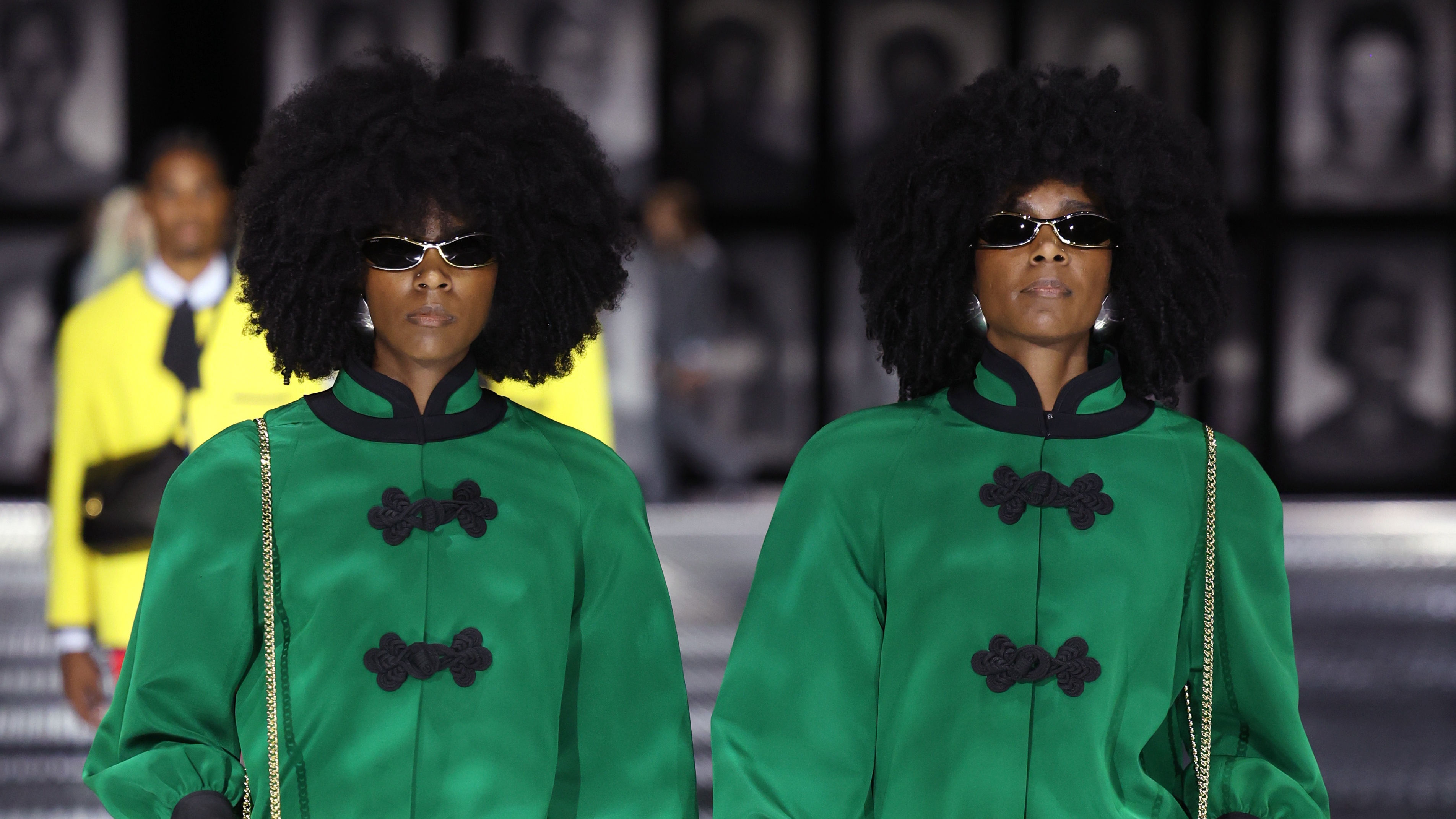 Gucci sends 68 sets of twins down a double runway to steal the