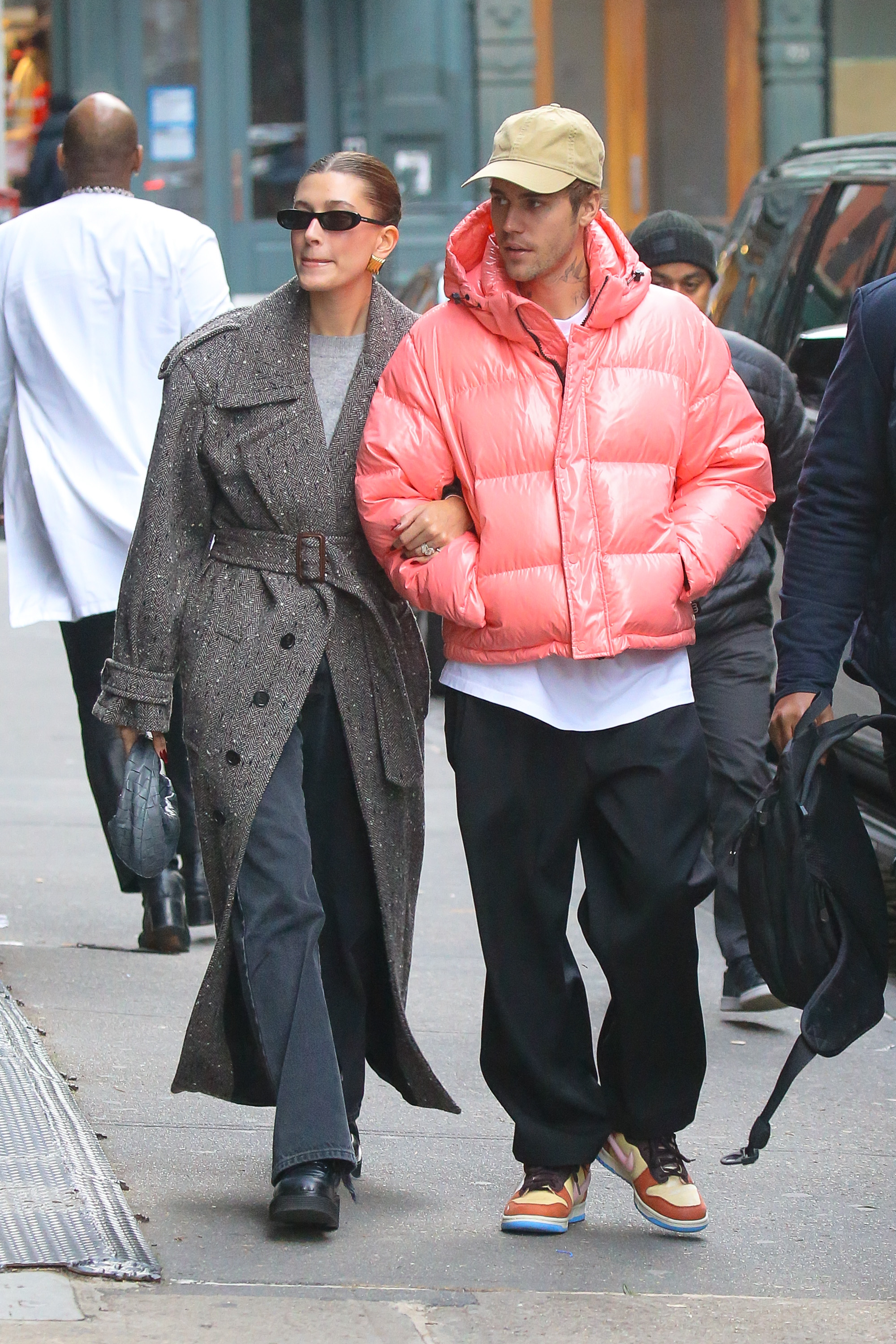 Justin And Hailey Bieber Have Back-To-Back NYC Couple Street Style