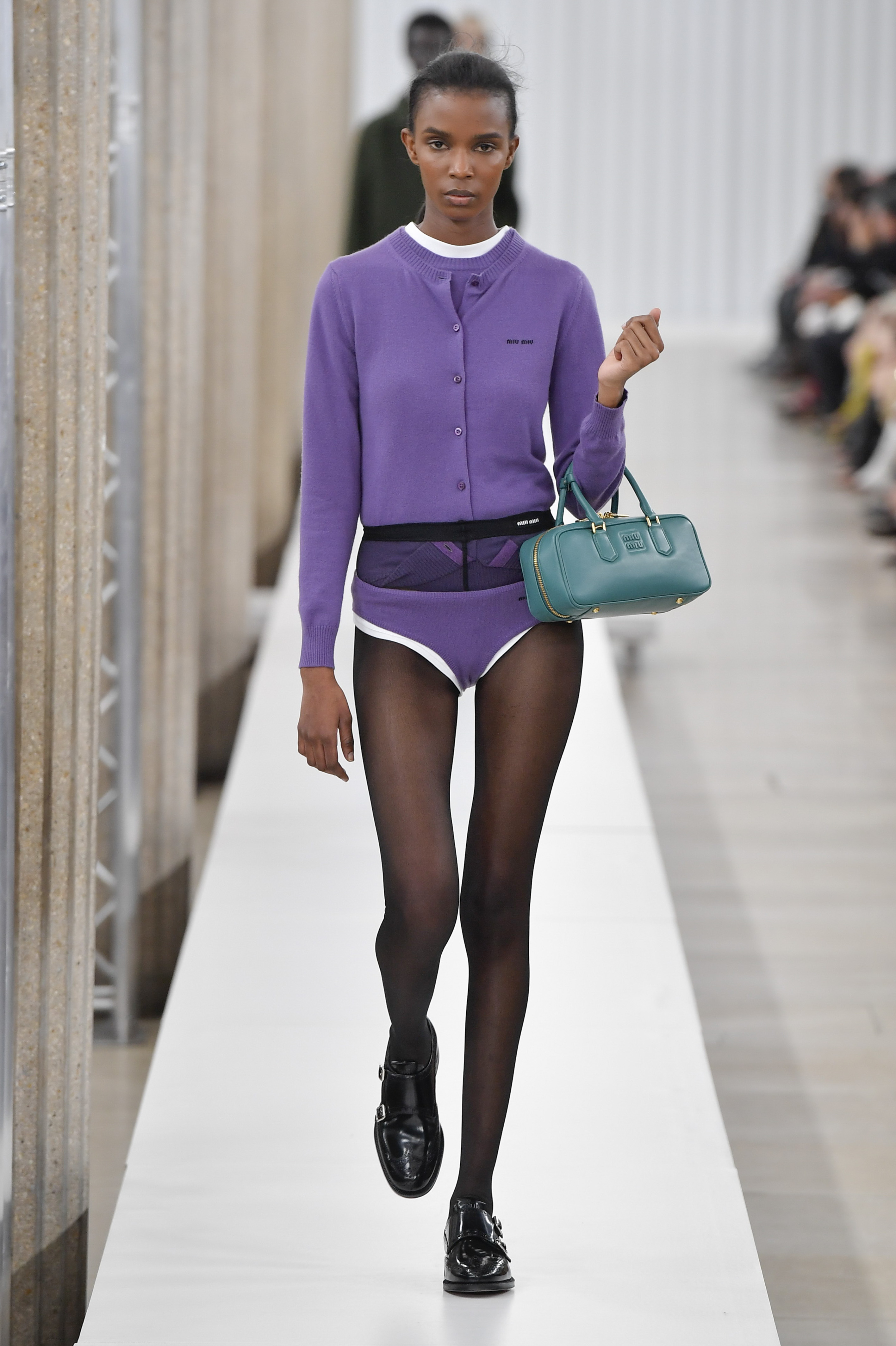These @Miu Miu satin knickers and bra from Fall/Winter 2022 hit