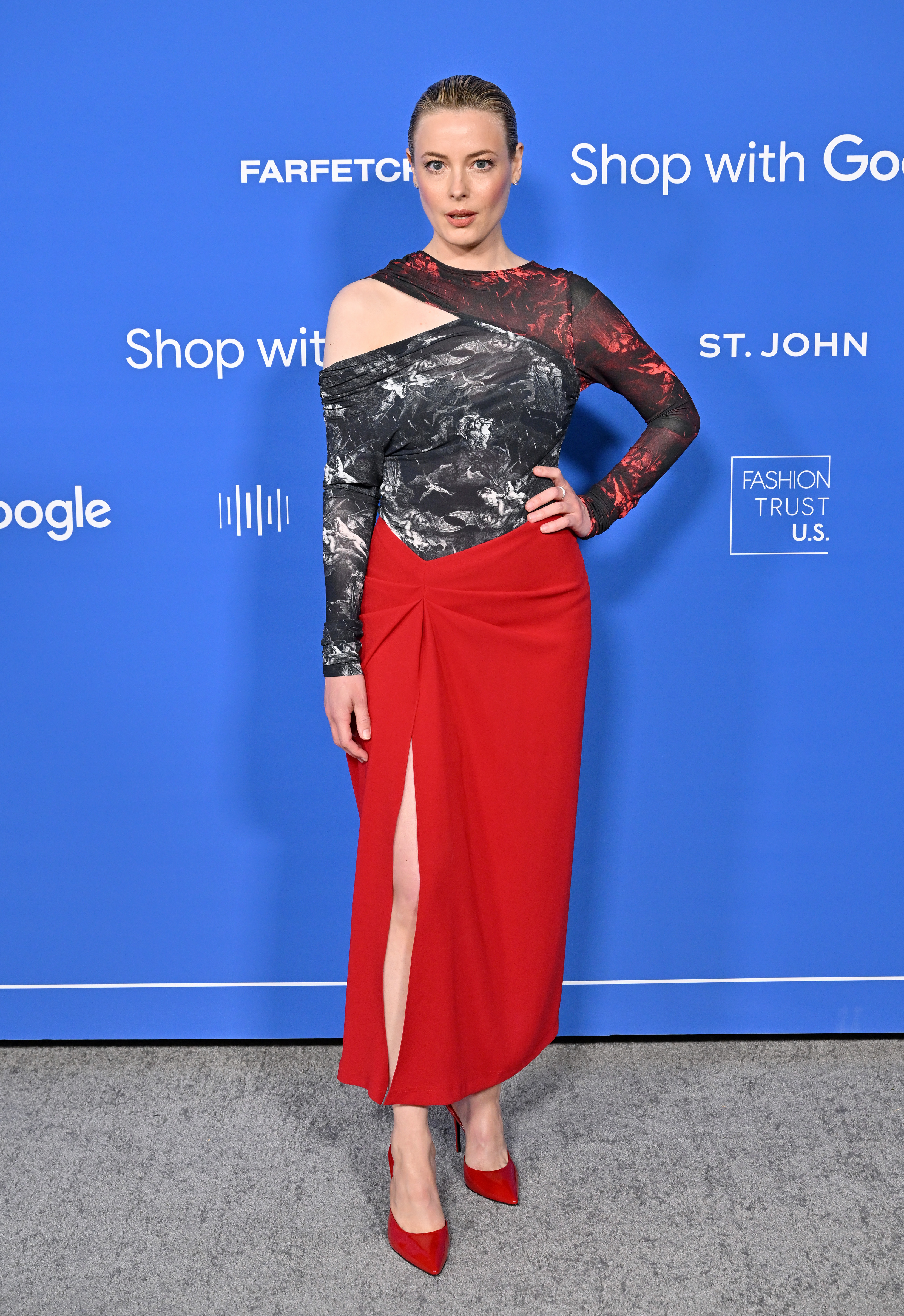 Gillian Jacobs Fashion Trust Awards red carpet looks