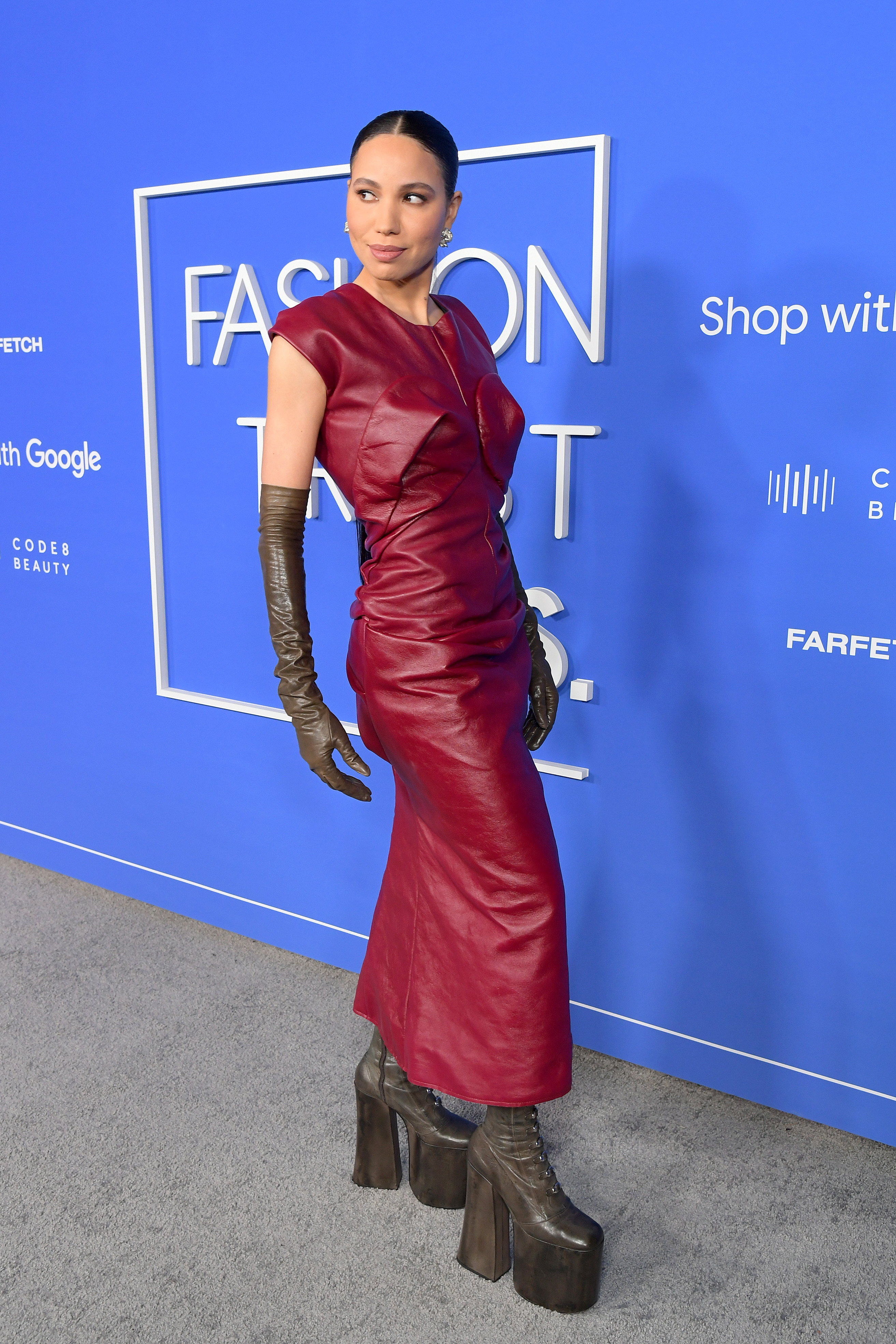 Jurnee Smollett Fashion Trust Awards red carpet looks
