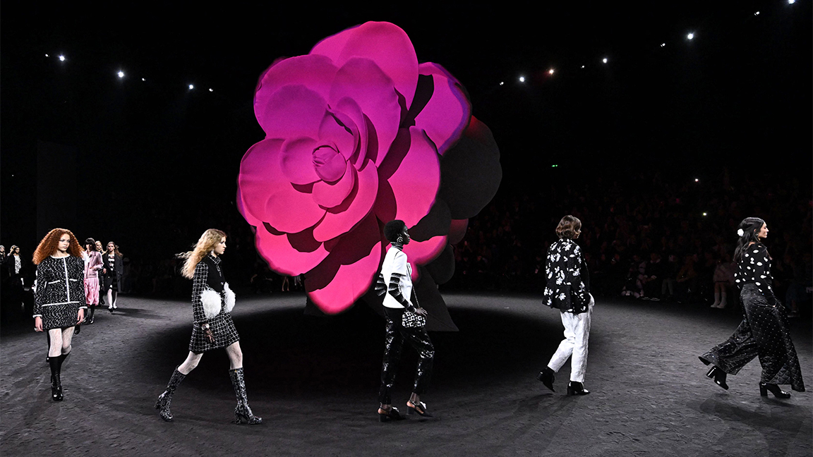 Chanel Fall Winter 2023: Camellias In Full Bloom