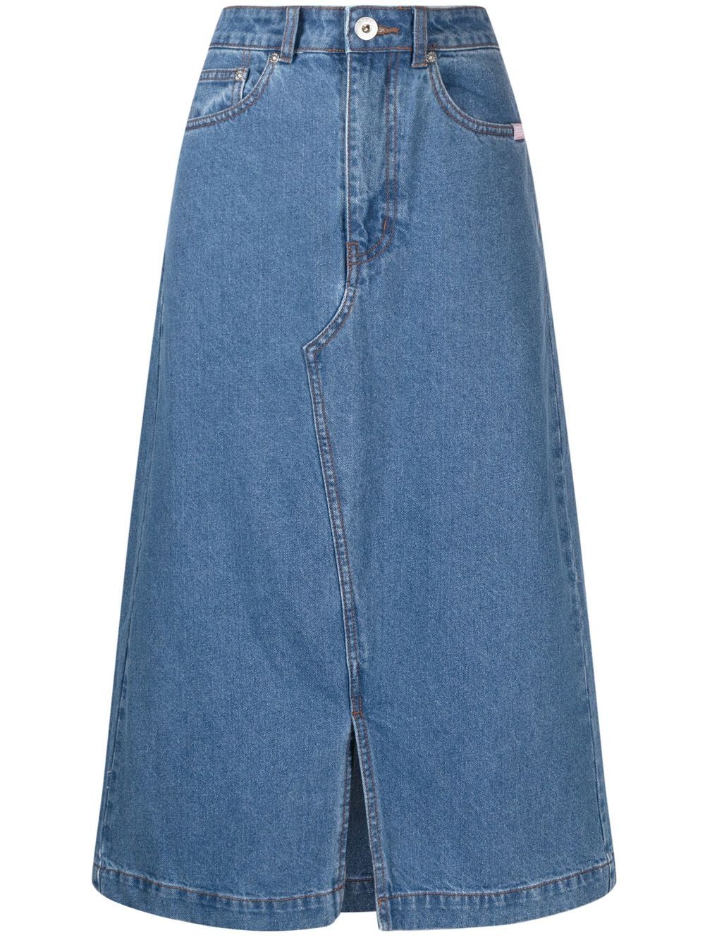 Elsa Hosk Wears The Perfect Denim Skirt: Here's 10 To Shop