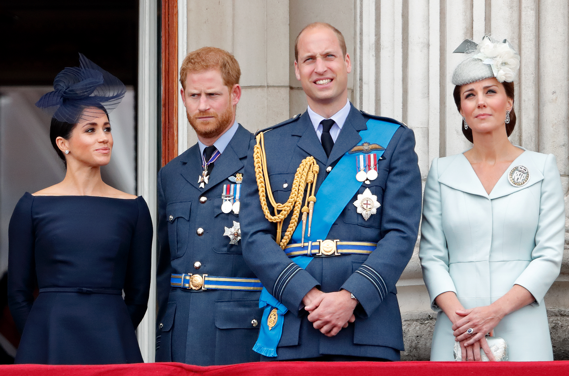 Meghan Markle, Prince Harry, Prince William and Kate Middleton