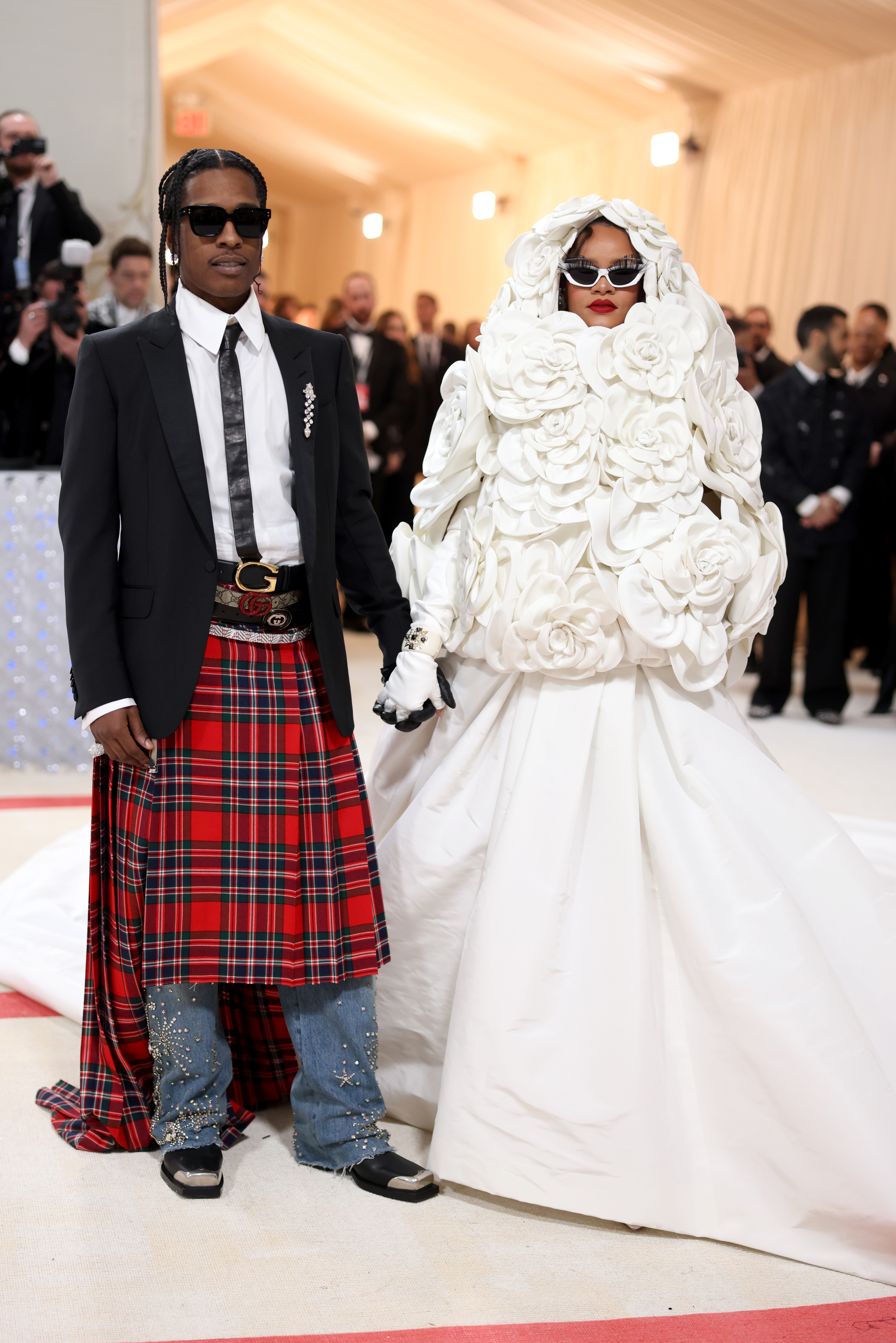 A$AP Rocky's Met Gala 2023 Look Is a Karl Lagerfeld Costume