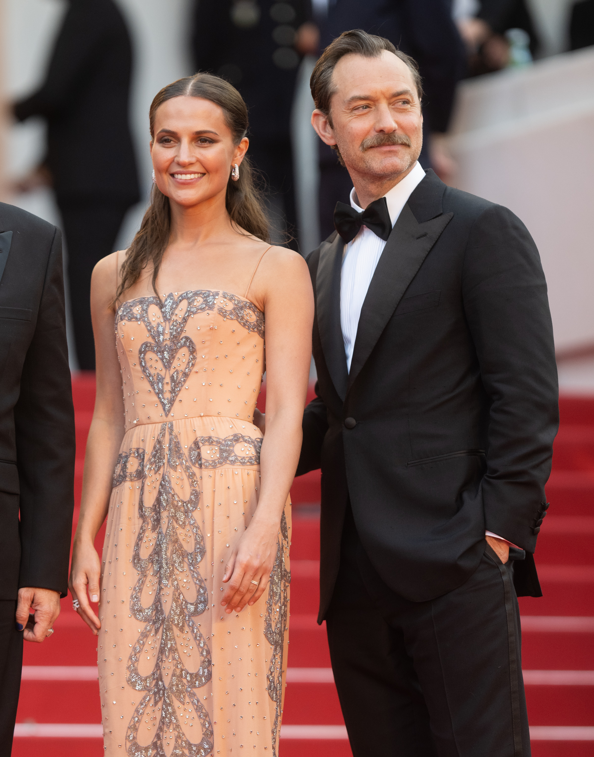 Cannes, France. 21st May, 2023. Alicia Vikander and Michael