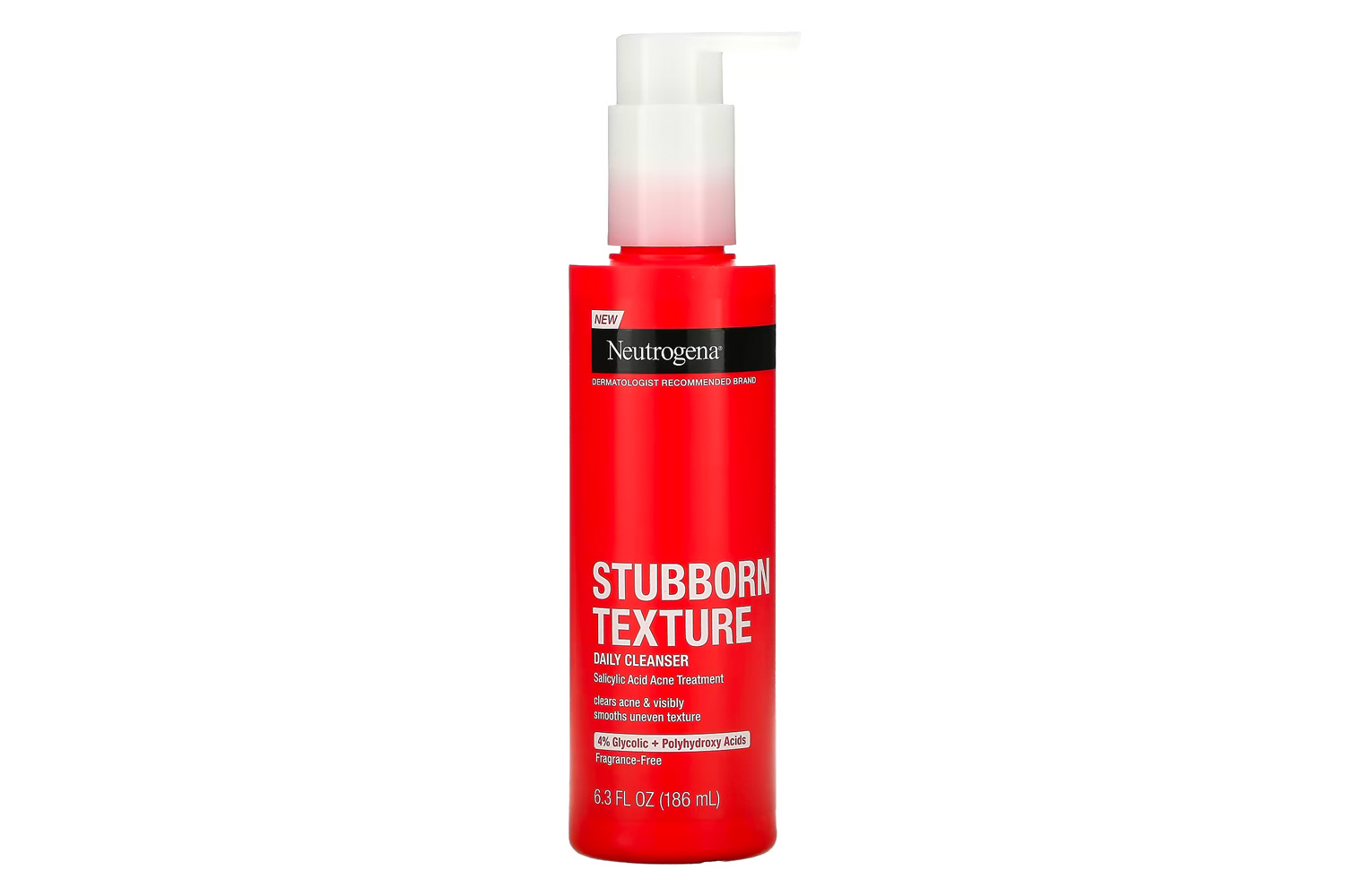 Neutrogena Stubborn Texture Jenna ortega cleanser skincare routine