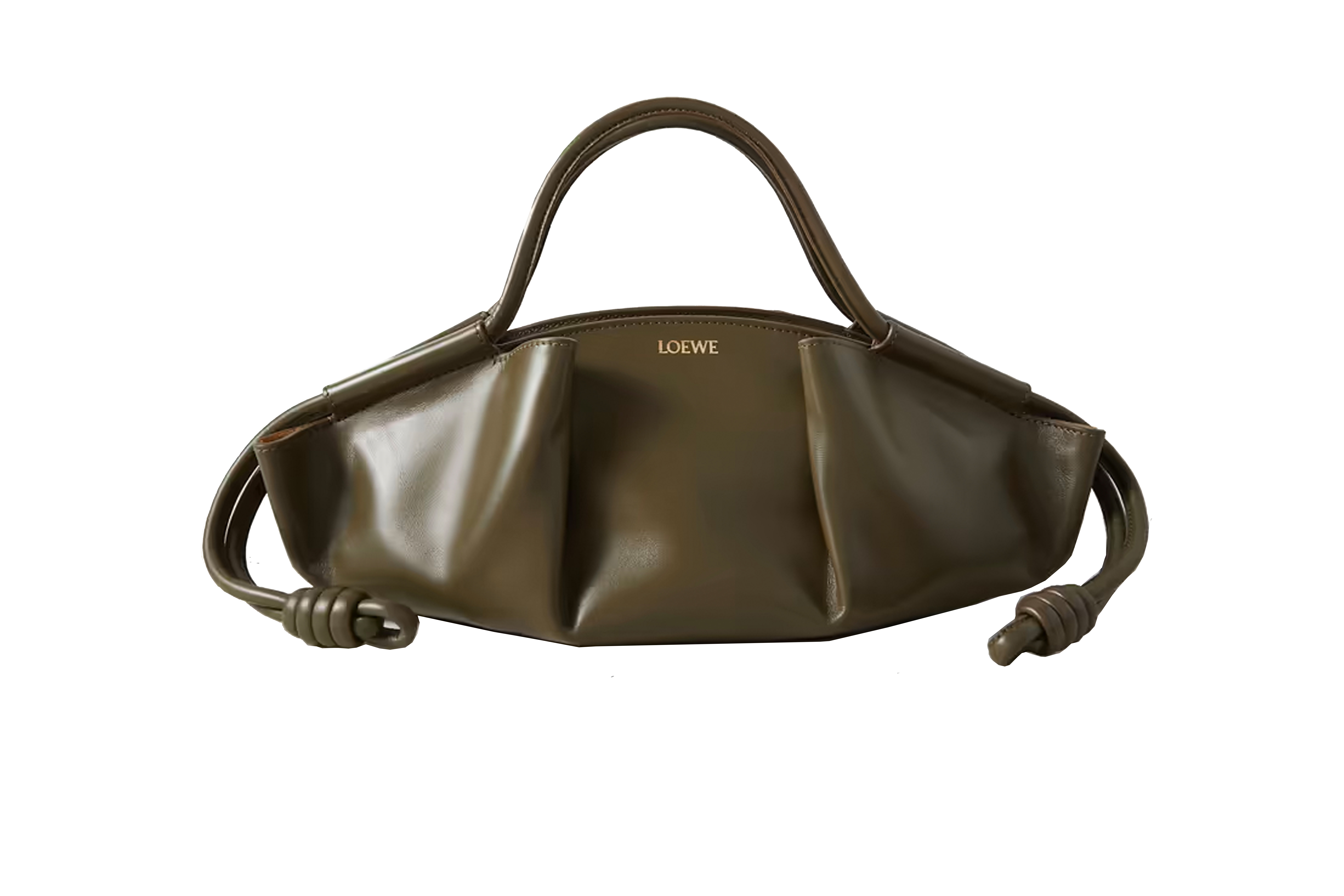 Loewe Paseo leather shoulder evening bags