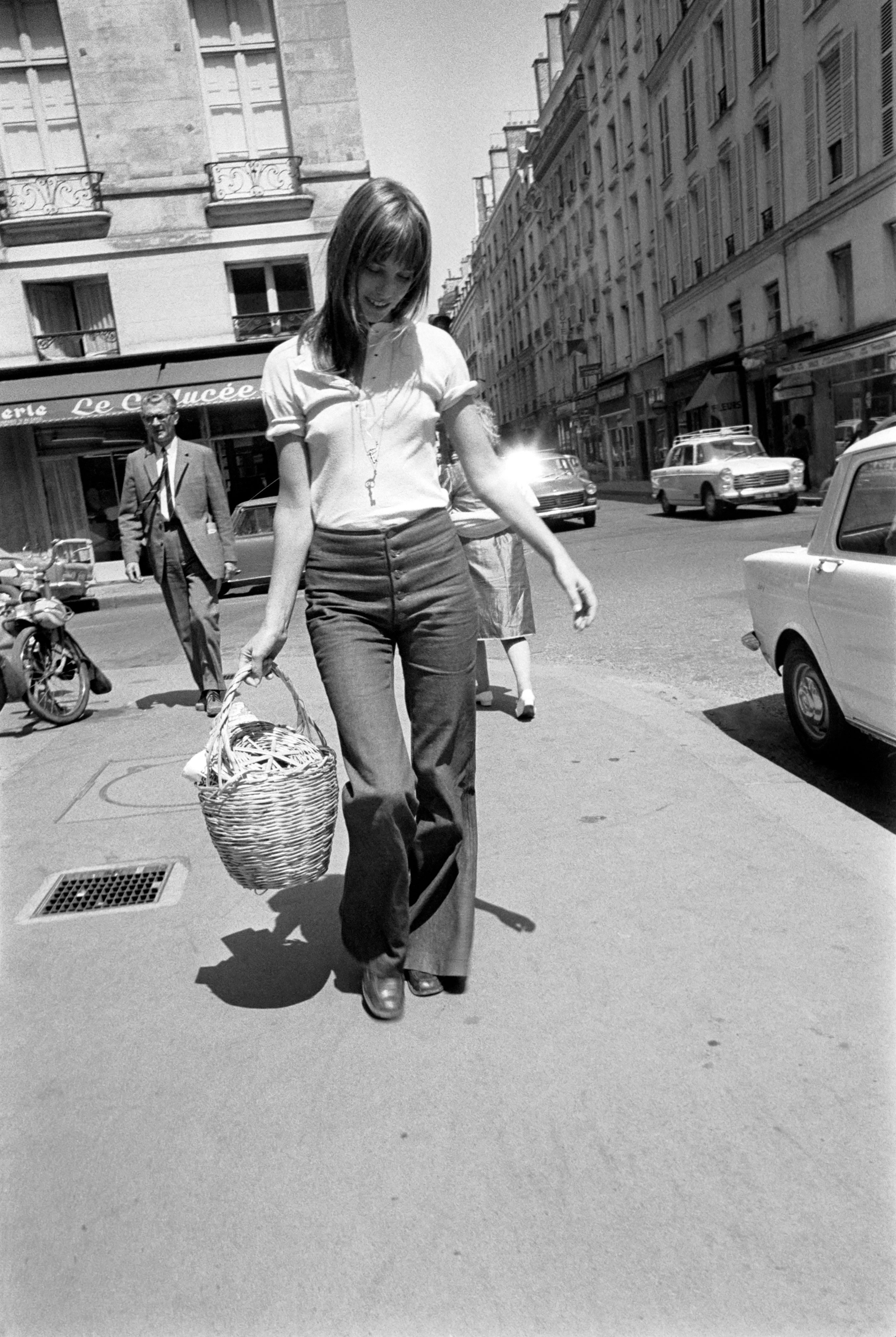 Jane Birkin St Germain Des Pres 1970's