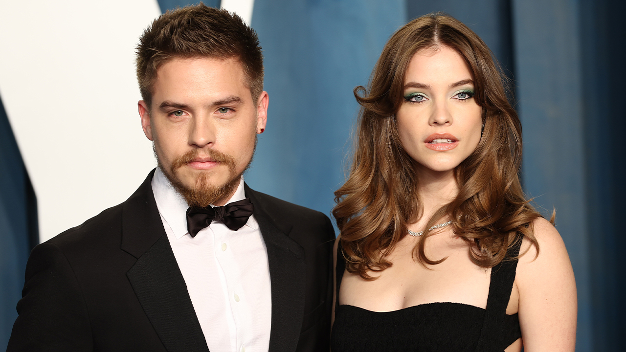 Model Barbara Palvin Ties Knot With Dylan Sprouse In Vivienne Westwood Dress.  Details Inside