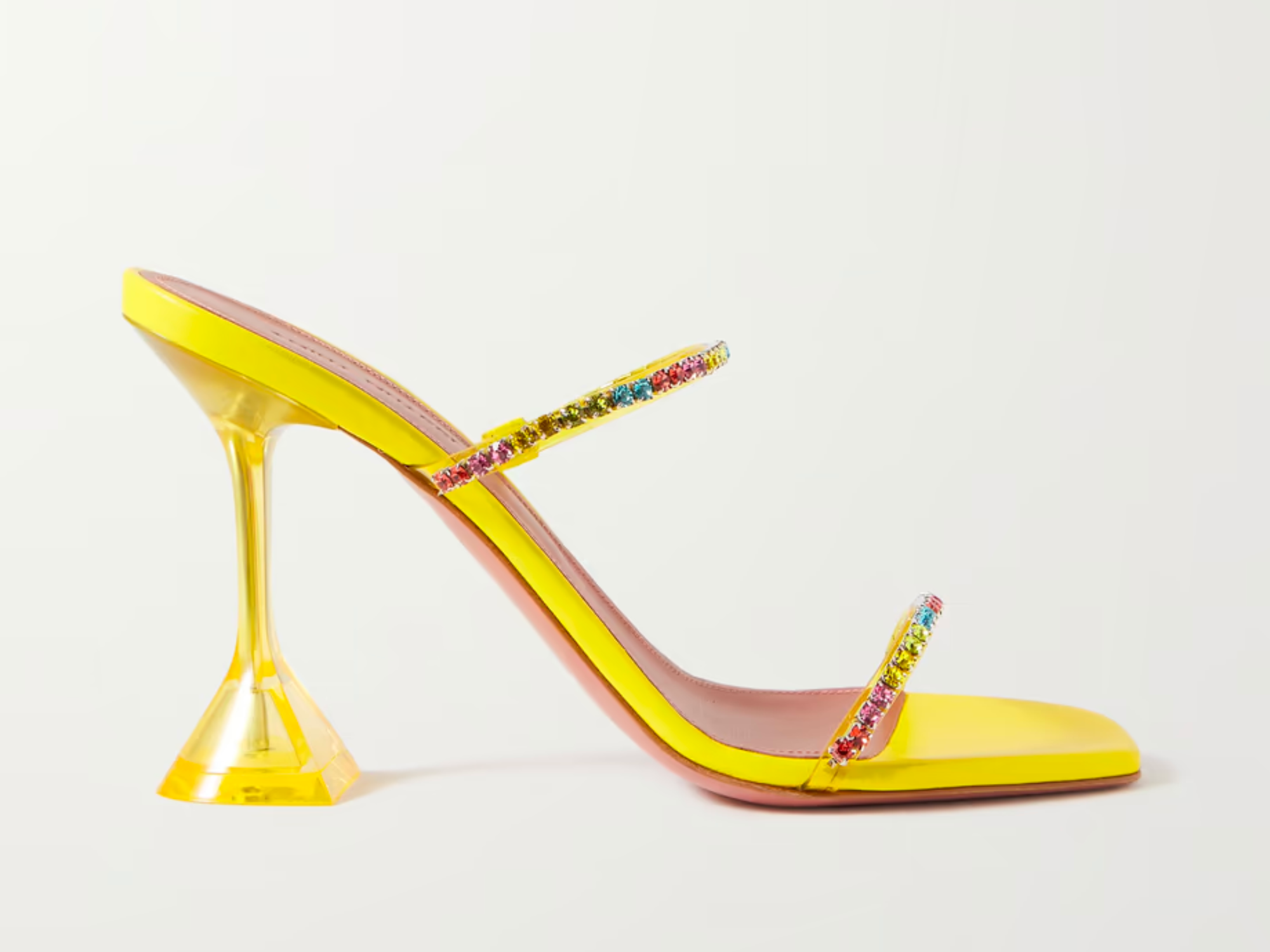 Amina-Muaddi-Yellow-Heels