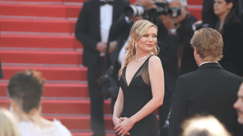Kirsten Dunst Channels Audrey Hepburn In Givenchy LBD
