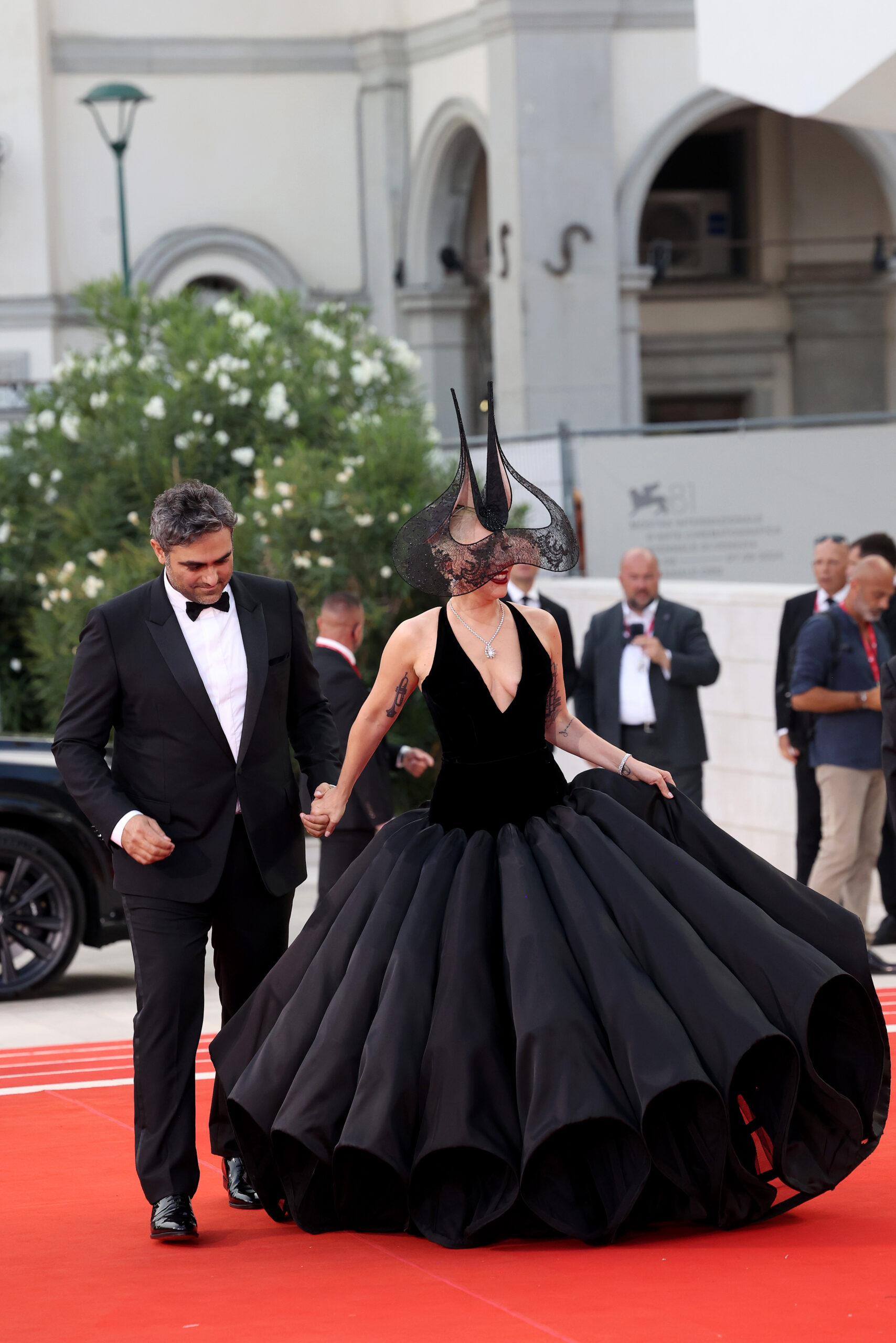 Lady Gaga Makes A Dramatic Entrance At The 2024 Venice Film Festival