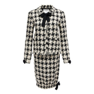 Chanel By Karl Lagerfeld Houndstooth-checked Tweed Suit, probably Autumn-Winter 2004 / Image: Sotheby's