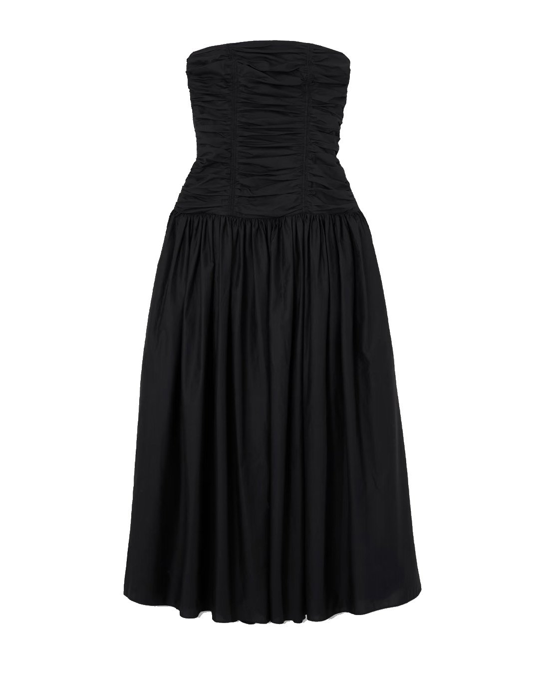 Matteau Strapless Ruched Midi Dress, $878 SHOP NOW
